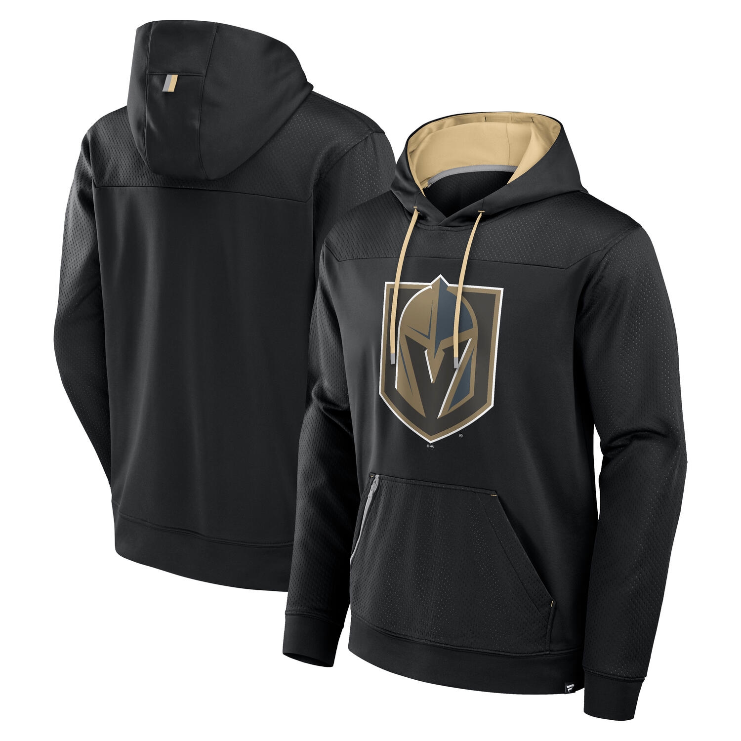 Vegas Golden Knights Defender Dot Faded NHL Hoodie Black