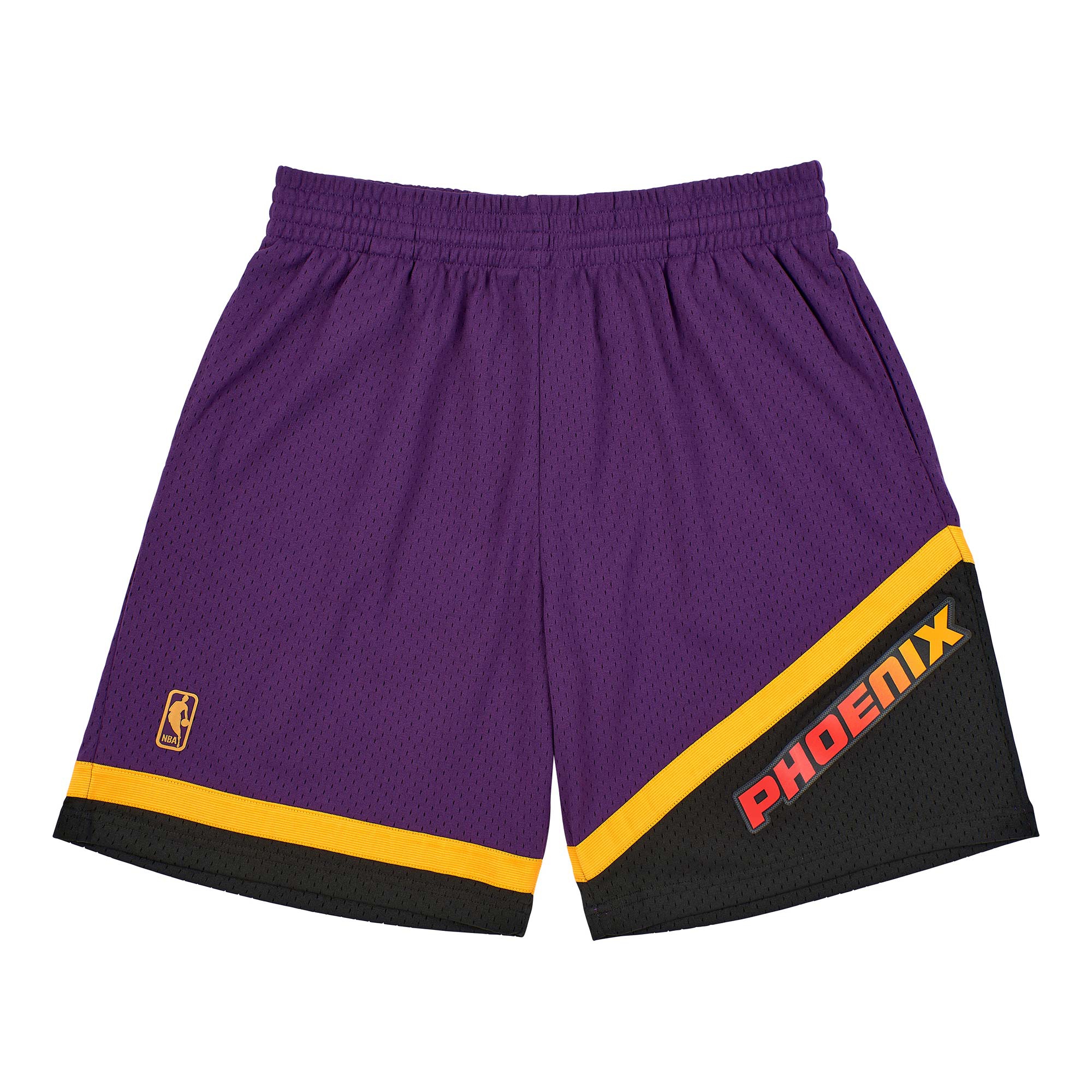 Phoenix Suns 1996-97 Mitchell & Ness Swingman NBA Shorts Lila