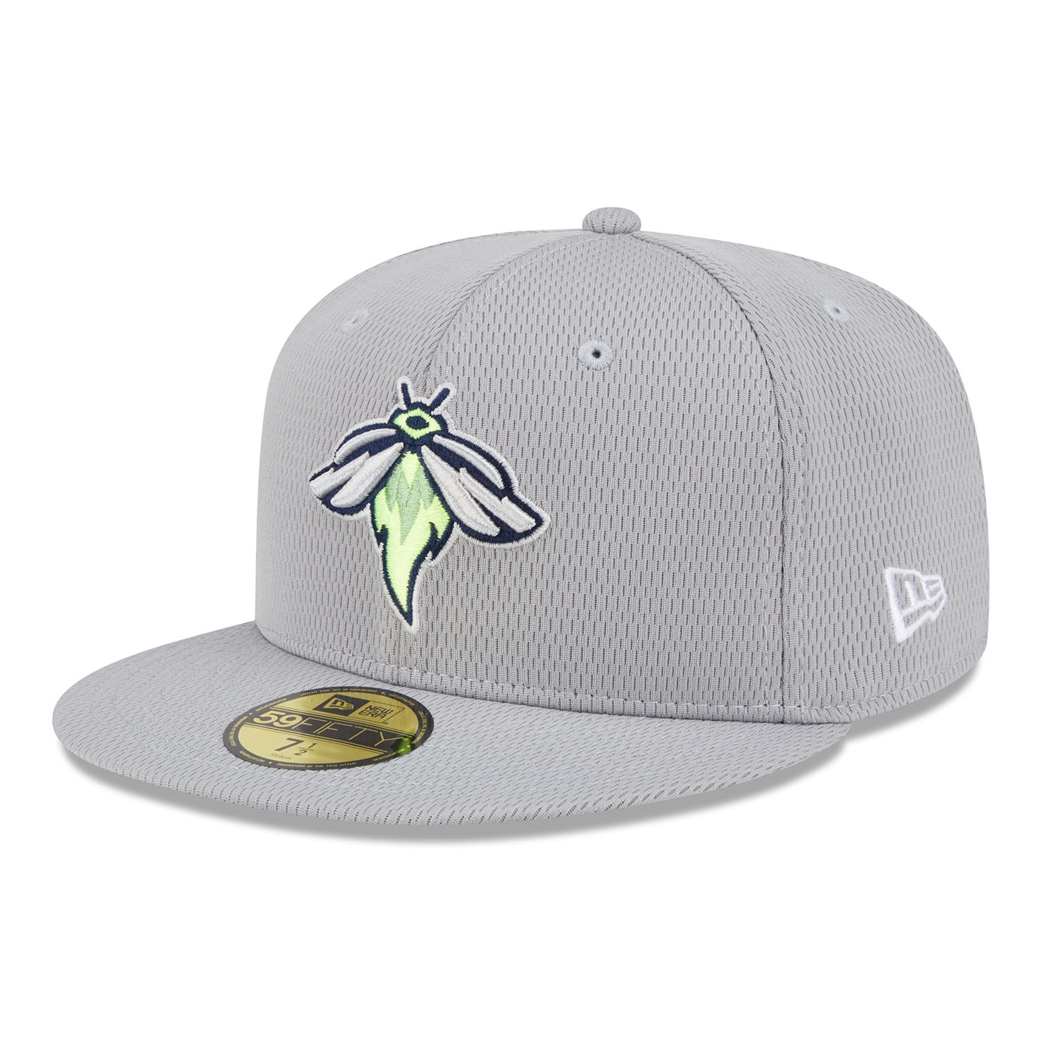 Columbia Fireflies MiLB Batting Practice Authentic 59FIFTY Fitted Cap Grau