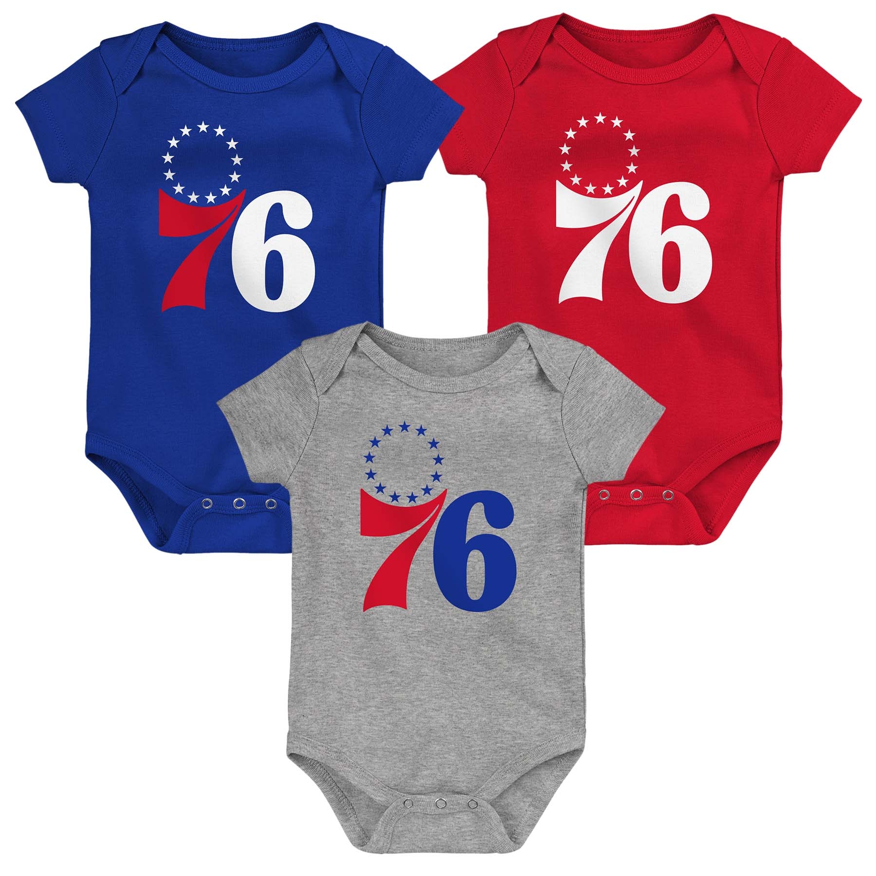 Philadelphia 76ers Born to Win NBA Baby Body-Set (3er-Pack)