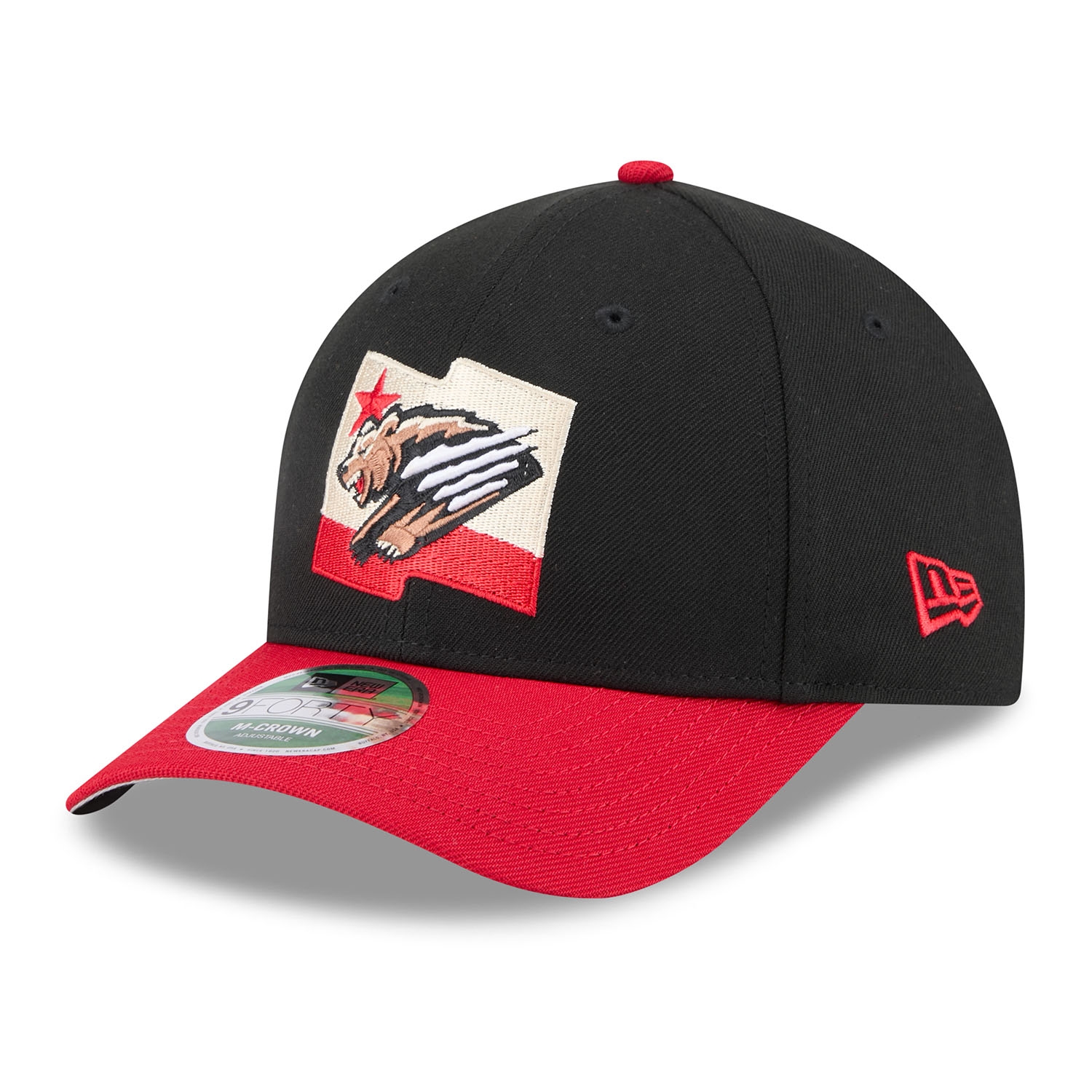 Fresno Grizzlies Player Replica 9FORTY M-Crown Snapback MiLB Cap Schwarz