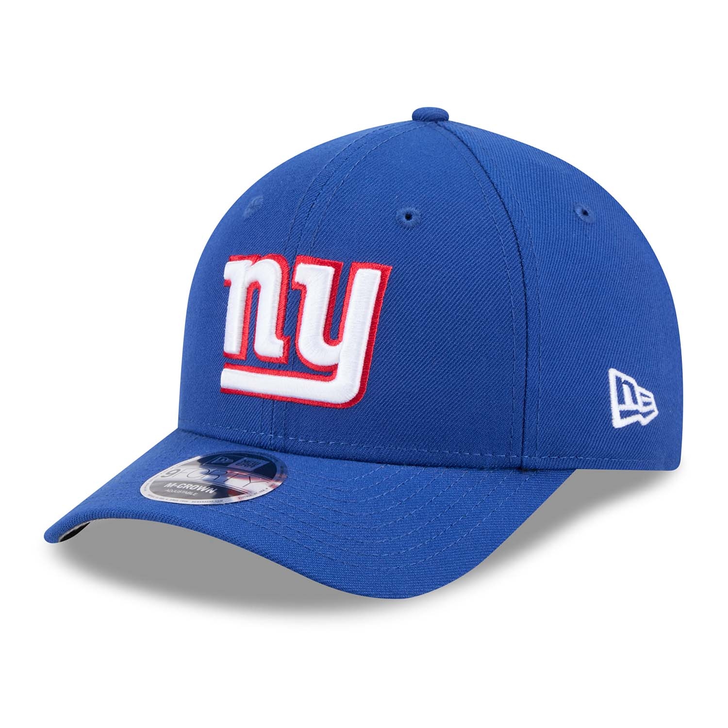 New York Giants NFL Team Logo New Era 9FORTY M-Crown Snapback Cap Blue