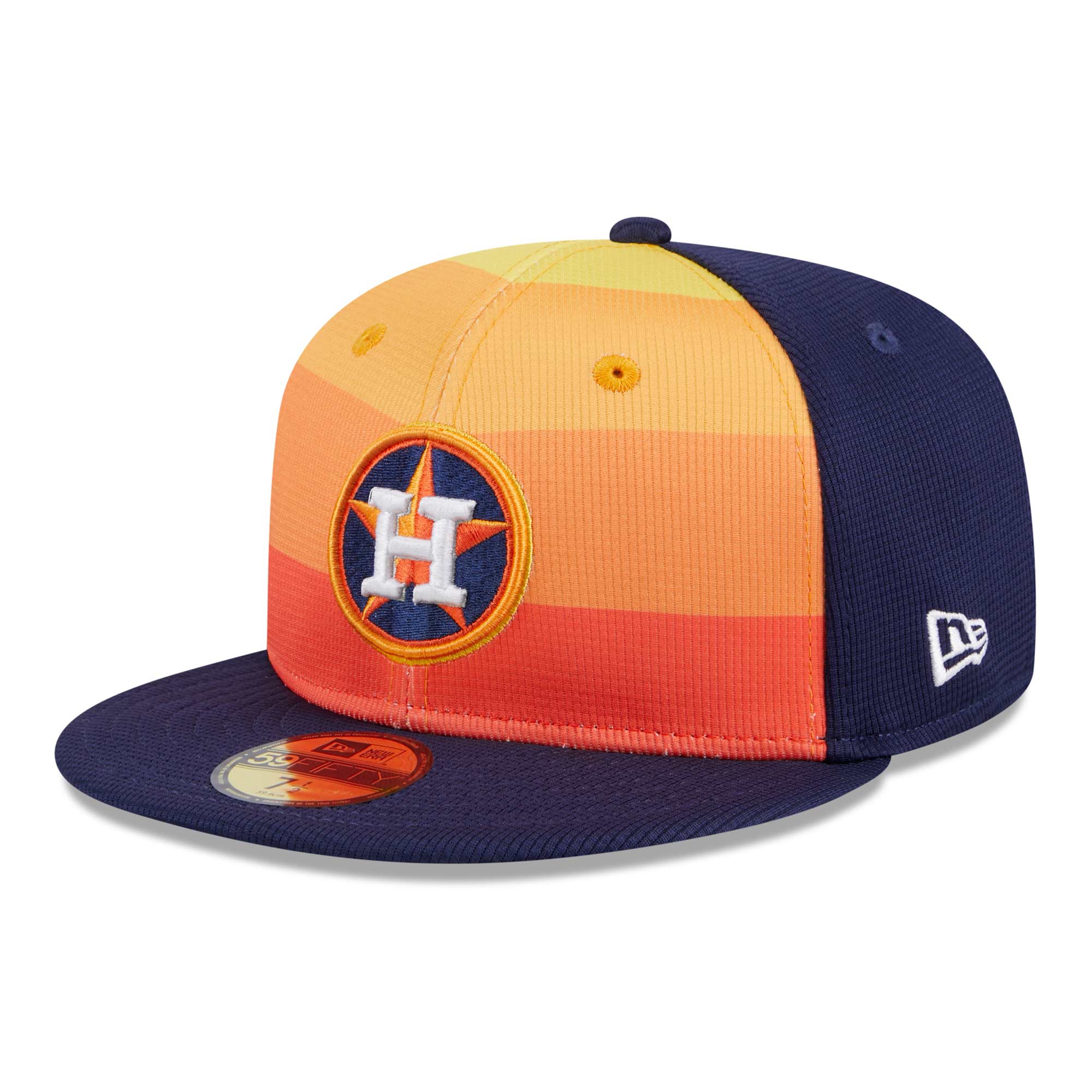 Houston Astros 2025 MLB Batting Practice New Era 59FIFTY Fitted Cap