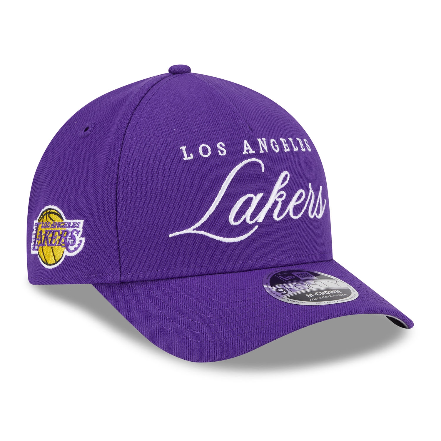 Los Angeles Lakers 2025 NBA Draft 9FORTY M-Crown A-Frame Snapback Cap Lila