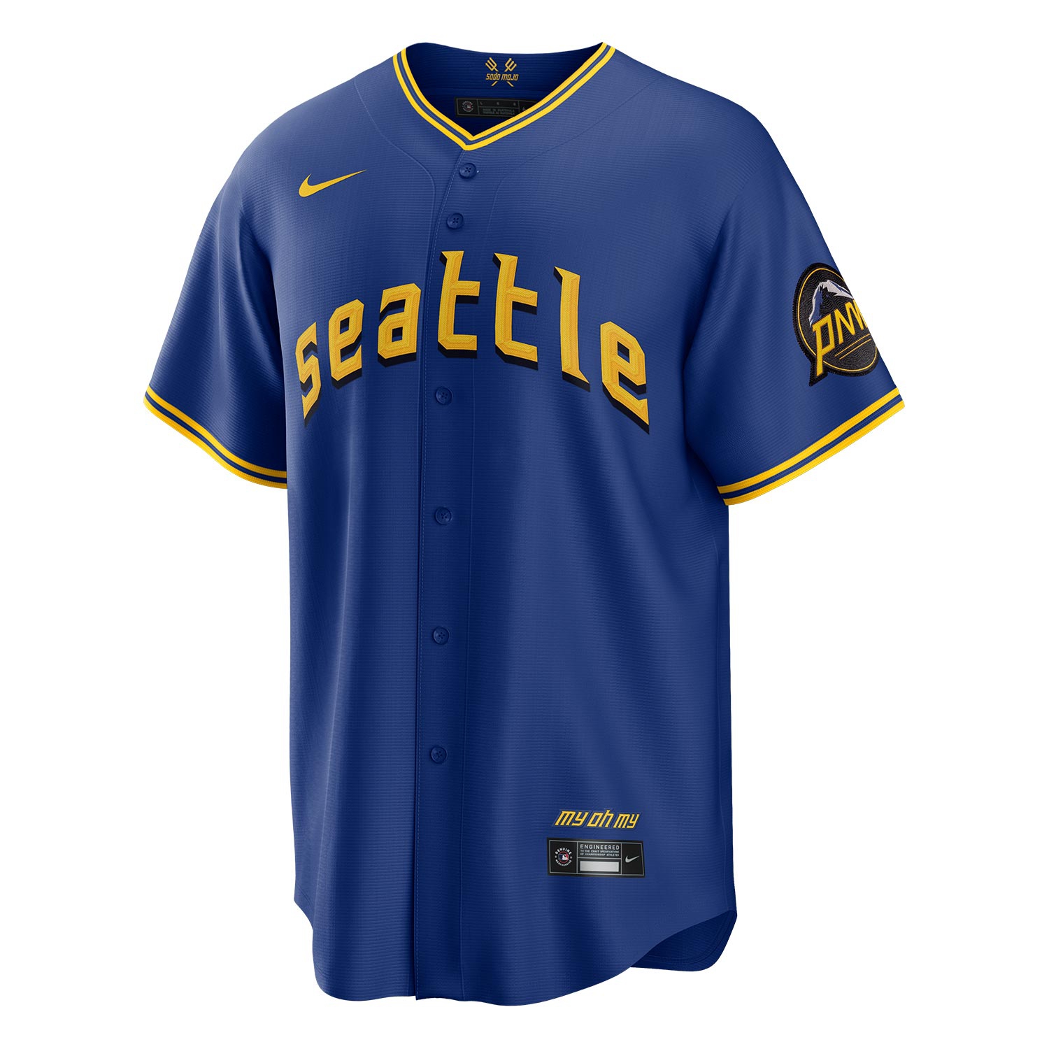 Seattle Mariners Nike City Connect MLB Trikot Blau