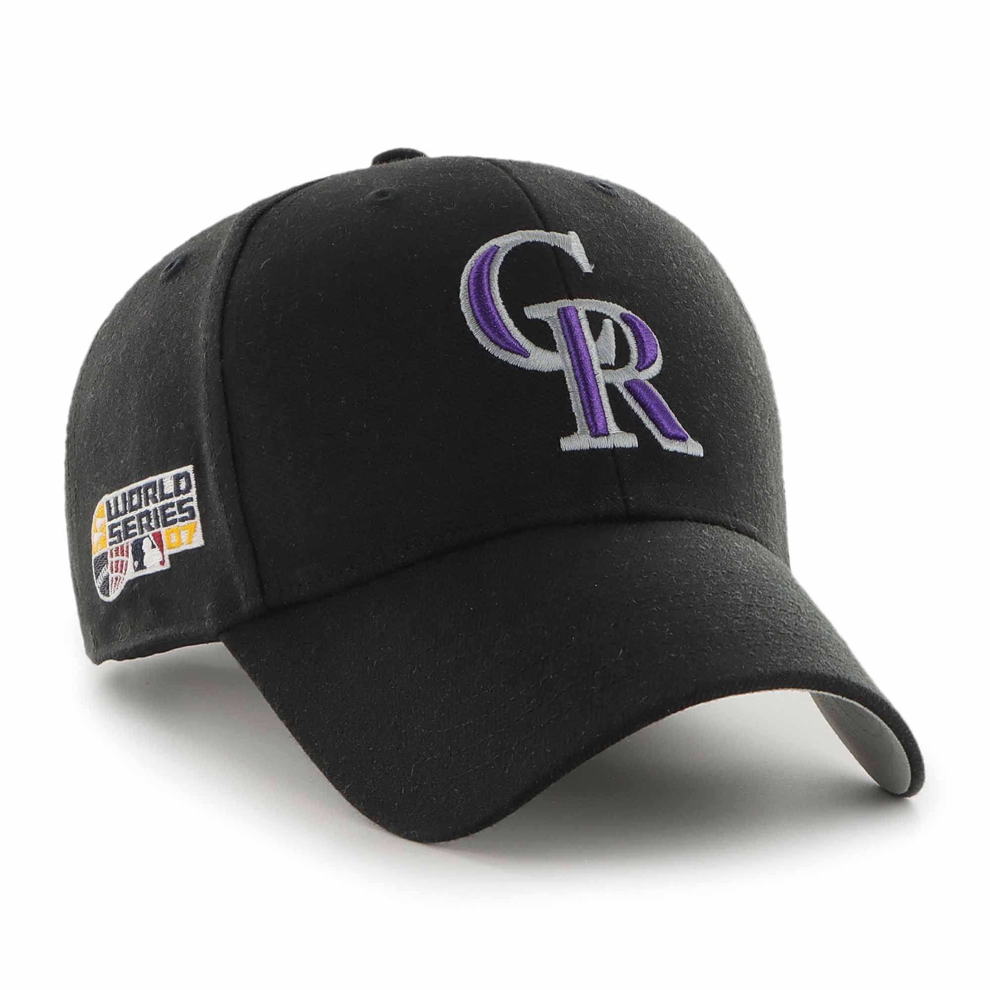 Colorado Rockies 2007 World Series '47 MVP Snapback MLB Cap Schwarz