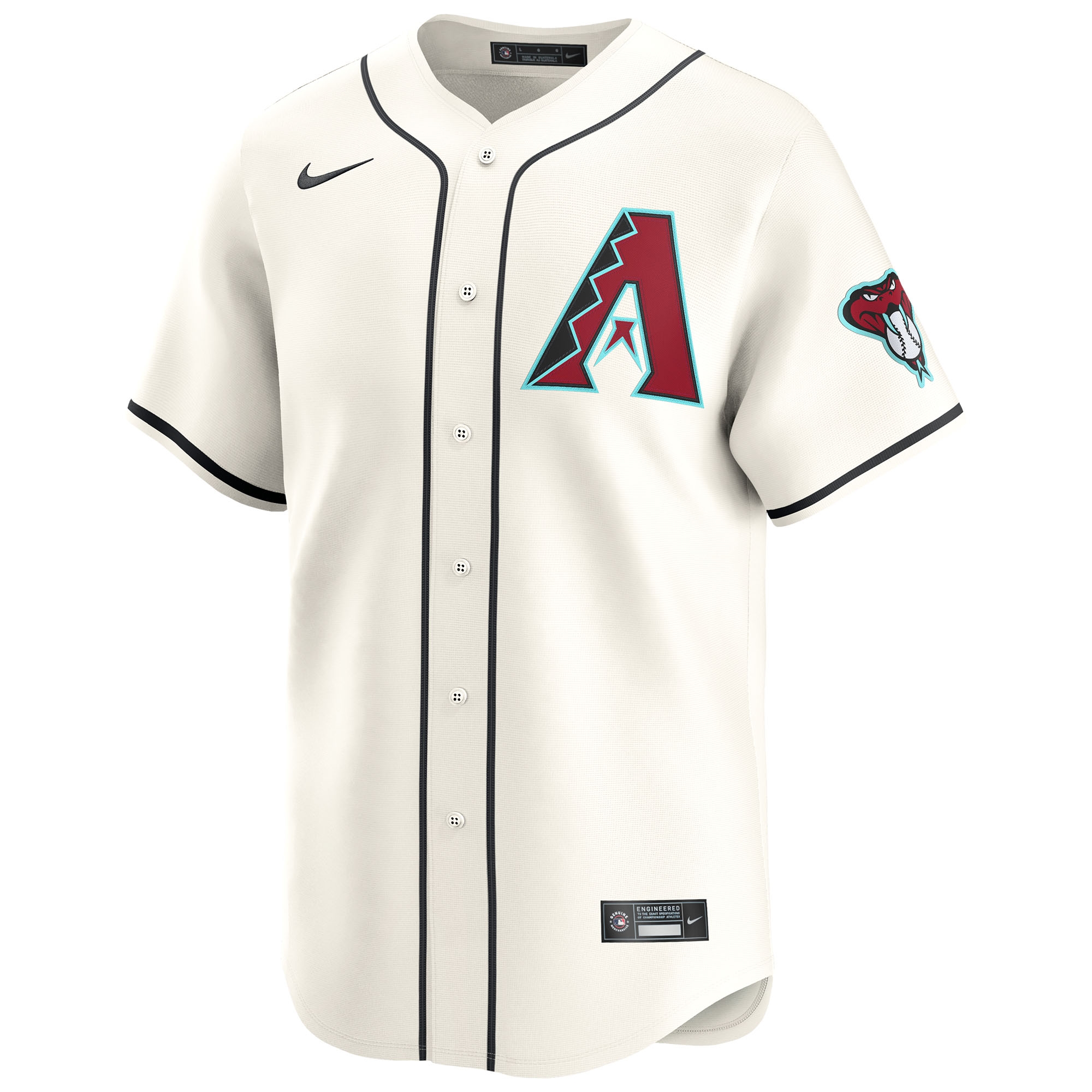 Arizona Diamondbacks Nike Limited MLB Baseball Jersey Home Cream