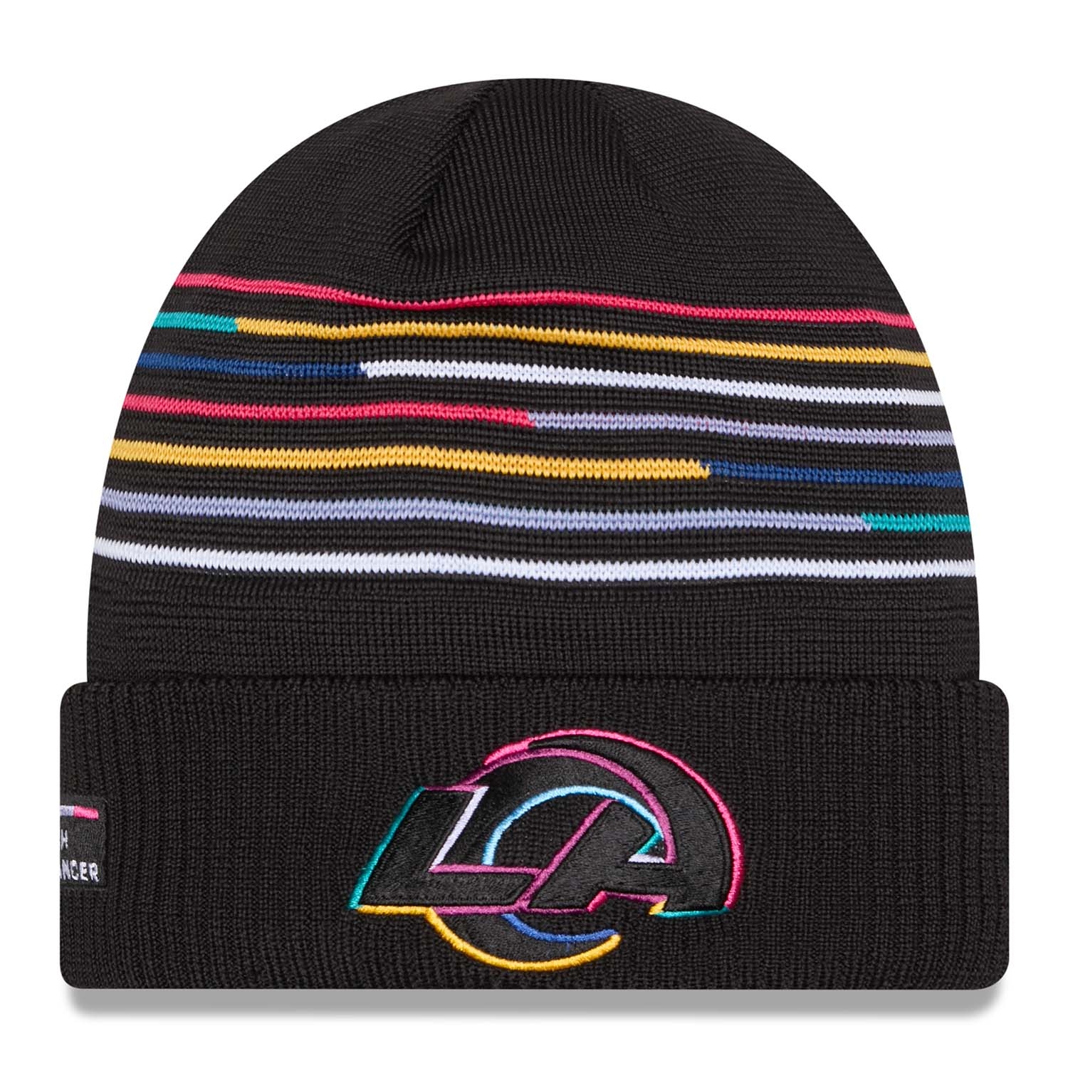 Los Angeles Rams 2025 NFL Crucial Catch New Era Knit Hat