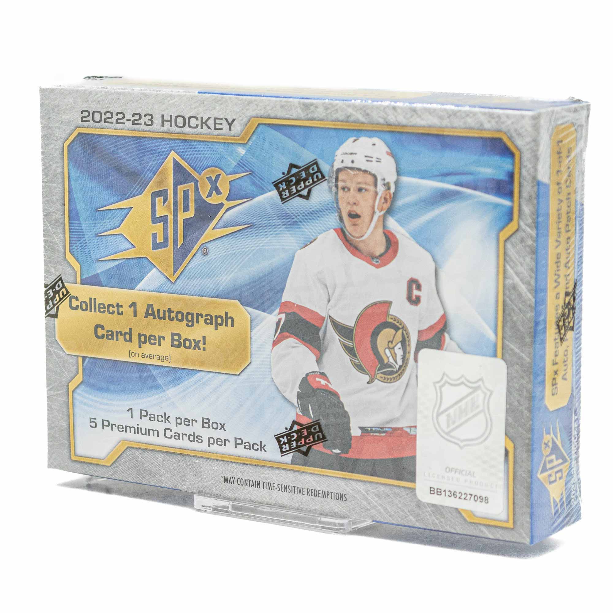 2022/23 Upper Deck SPx Hockey Hobby Box NHL