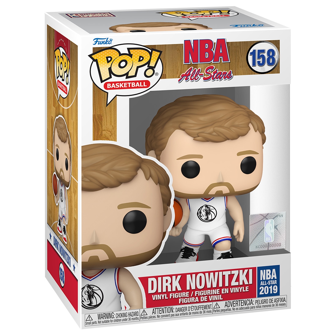 Funko POP! #158 Dirk Nowitzki Dallas Mavericks 2019 NBA All-Star NBA Figur