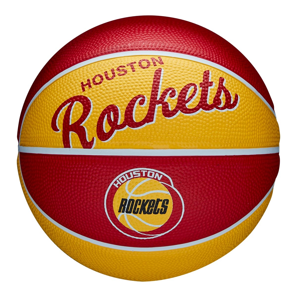Houston Rockets NBA Retro Wilson Mini Basketball (Size 3)
