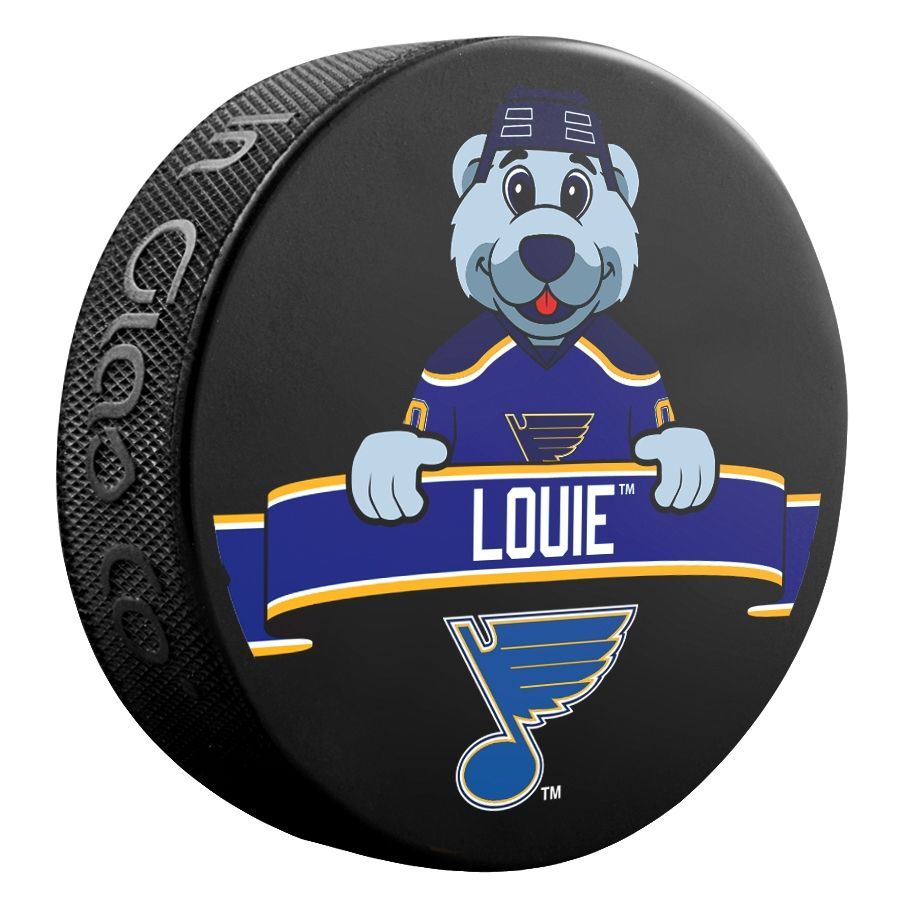St. Louis Blues Louie Mascot NHL Souvenir Puck