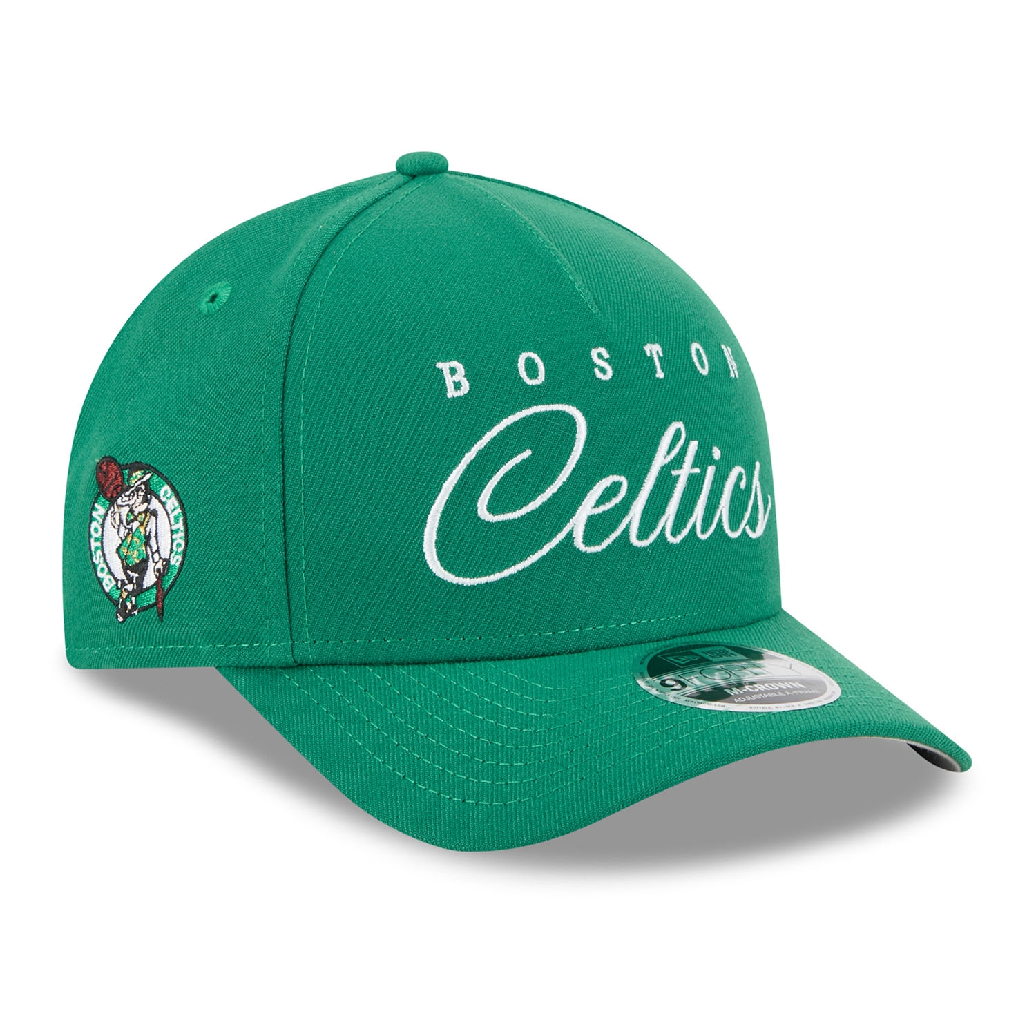 Boston Celtics 2025 NBA Draft 9FORTY M-Crown A-Frame Snapback Cap Grün
