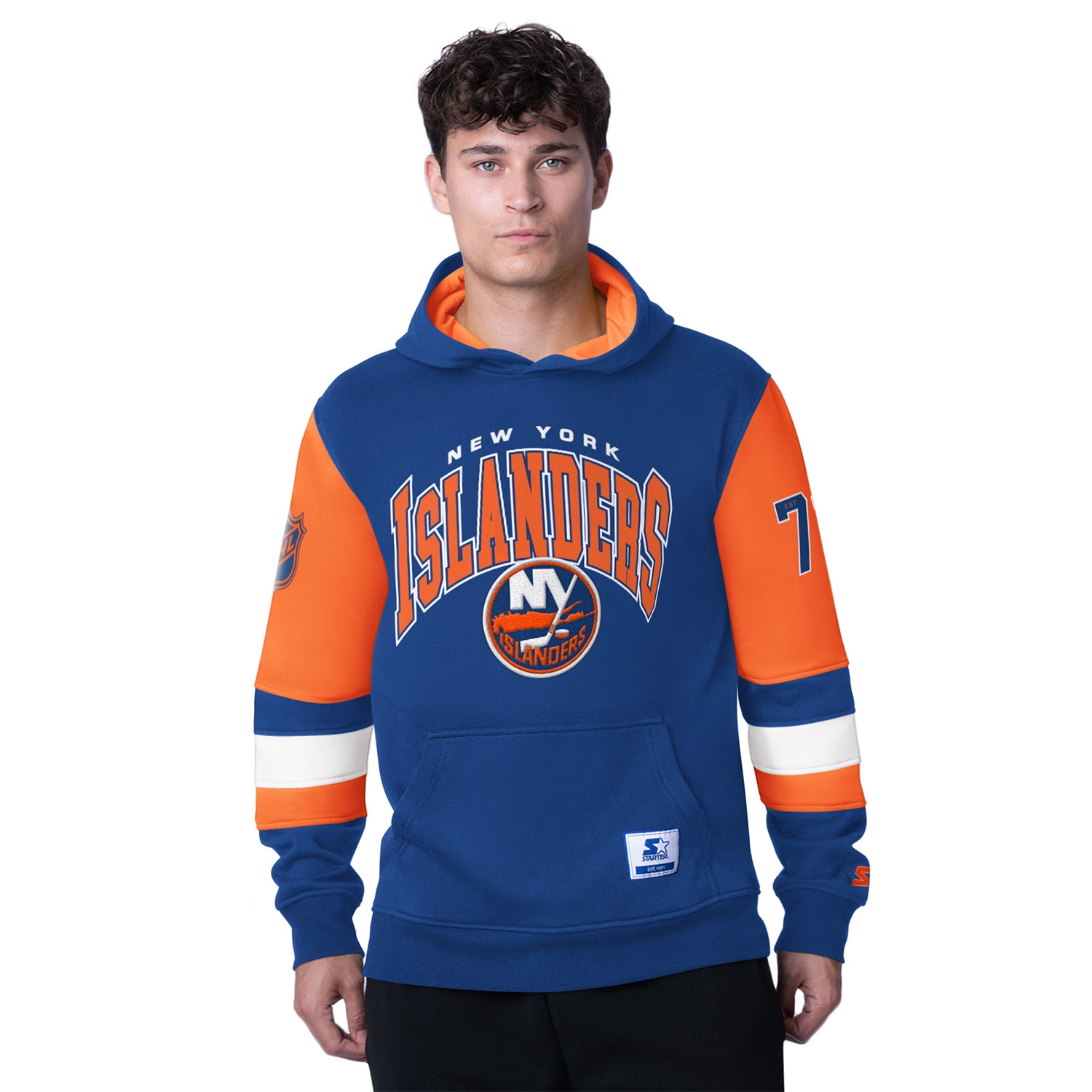 New York Islanders Starter End Zone NHL Hoodie