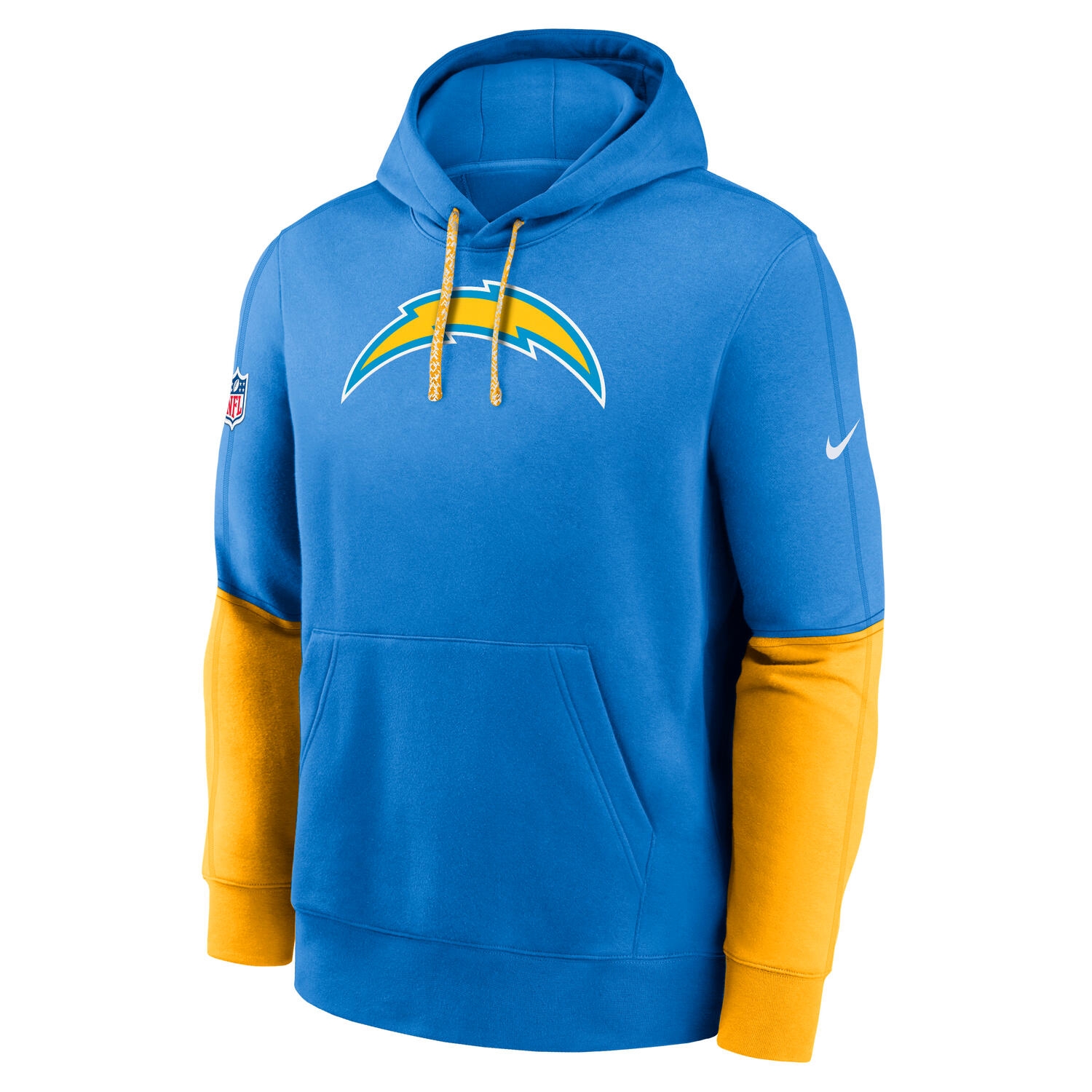 Los Angeles Chargers 2024 NFL Sideline Nike Club Hoodie Blau