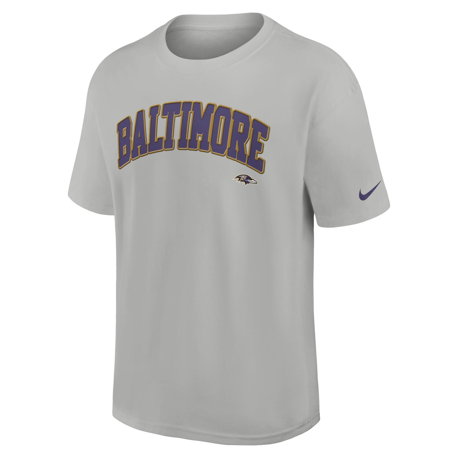 Baltimore Ravens Wordmark Nike Max 90 NFL T-Shirt Grau