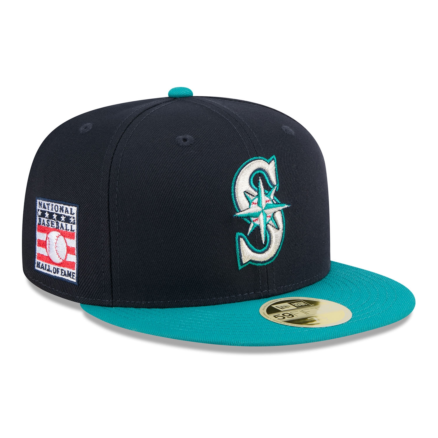 Seattle Mariners 2025 MLB Hall of Fame 59FIFTY Fitted Cap Navy