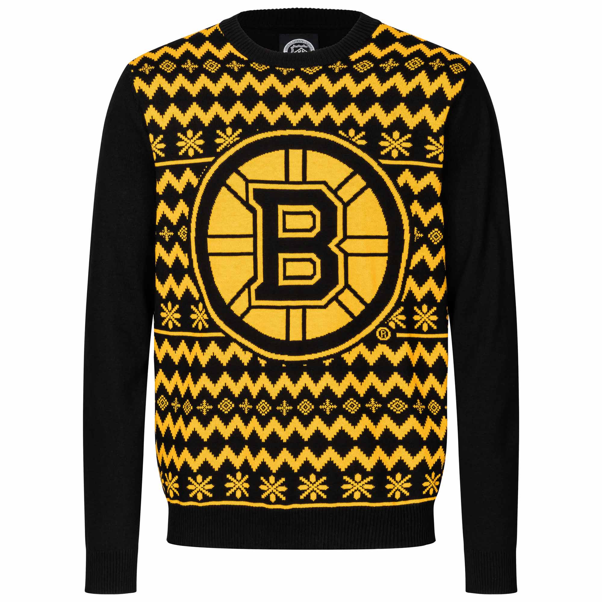 Boston Bruins NHL Big Logo Ugly Christmas Sweater