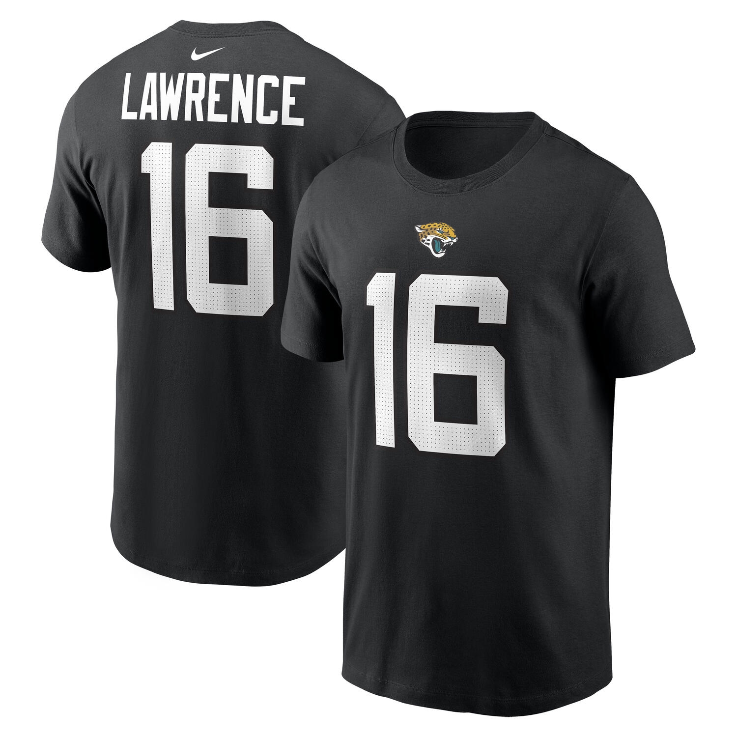 Trevor Lawrence #16 Jacksonville Jaguars Nike Player NFL T-Shirt Schwarz