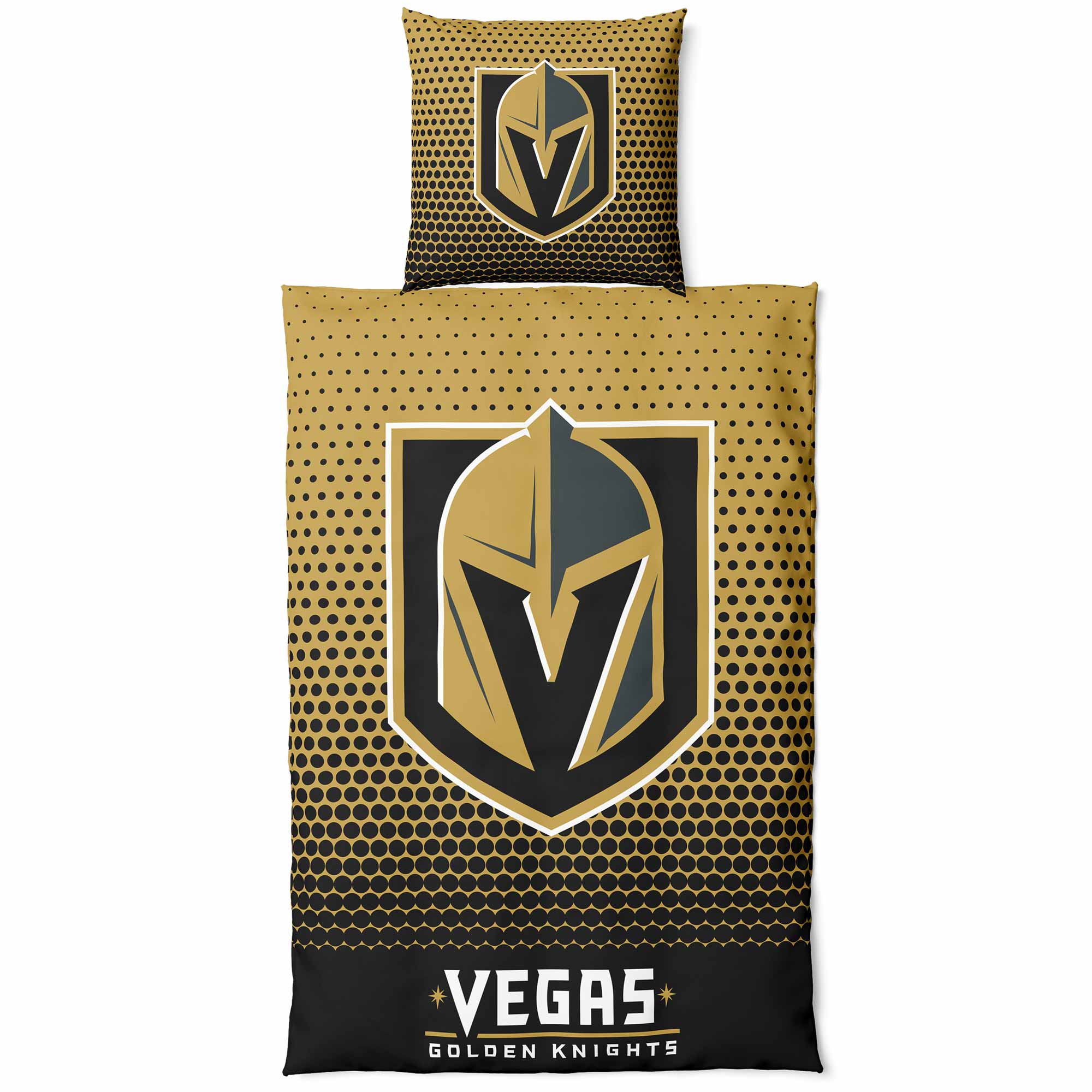 Vegas Golden Knights Dots NHL Bedding Set