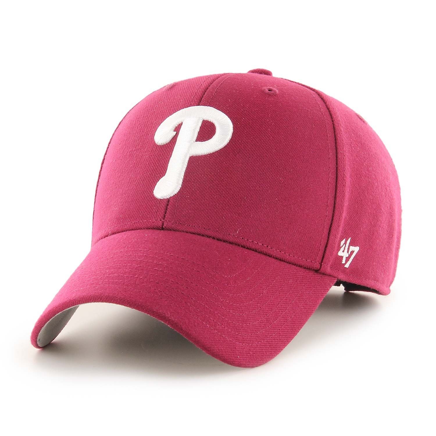 Philadelphia Phillies '47 MVP Adjustable MLB Cap Dunkelrot