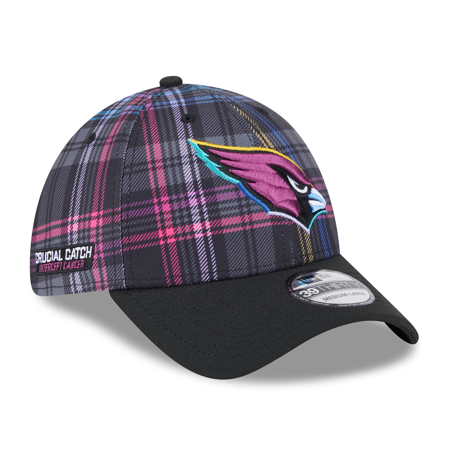 Arizona Cardinals 2024 NFL Crucial Catch New Era 39THIRTY Flex Cap