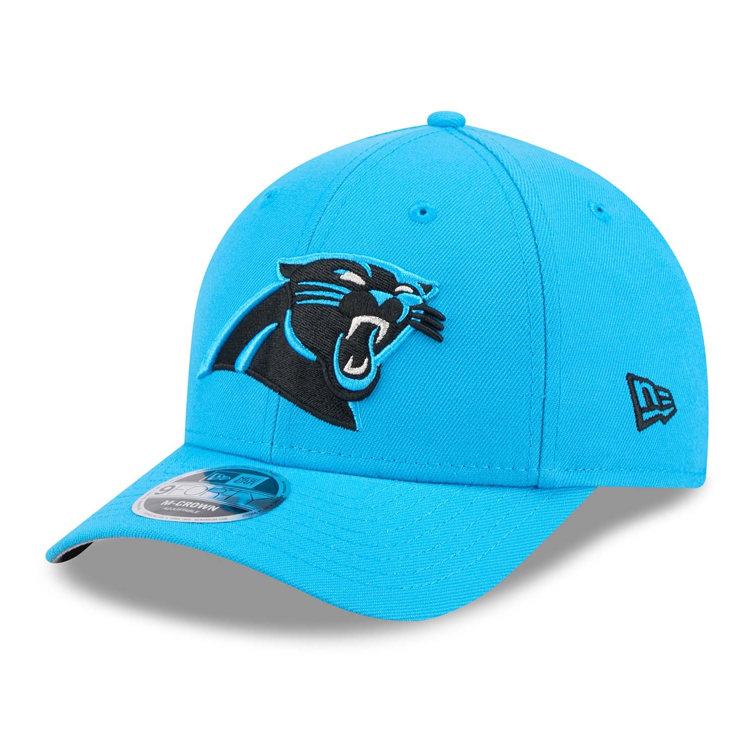 Carolina Panthers NFL Team Logo New Era 9FORTY M-Crown Snapback Cap Blau