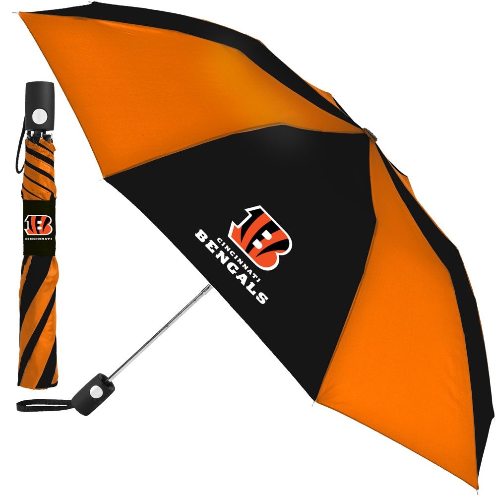 Cincinnati Bengals NFL Regenschirm (Taschenschirm mit Automatik)
