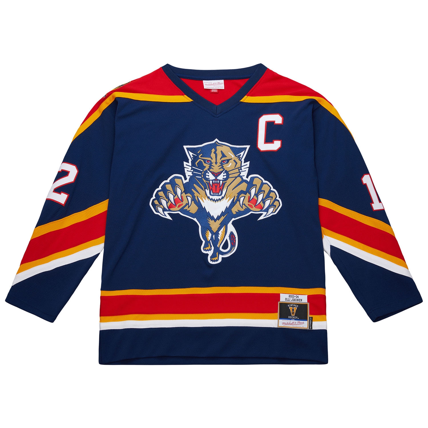 Olli Jokinen #12 Florida Panthers 2003-04 Premium Power Play NHL Trikot Navy