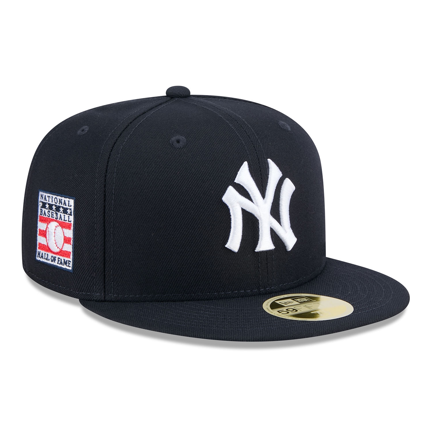New York Yankees 2025 MLB Hall of Fame 59FIFTY Fitted Cap Navy