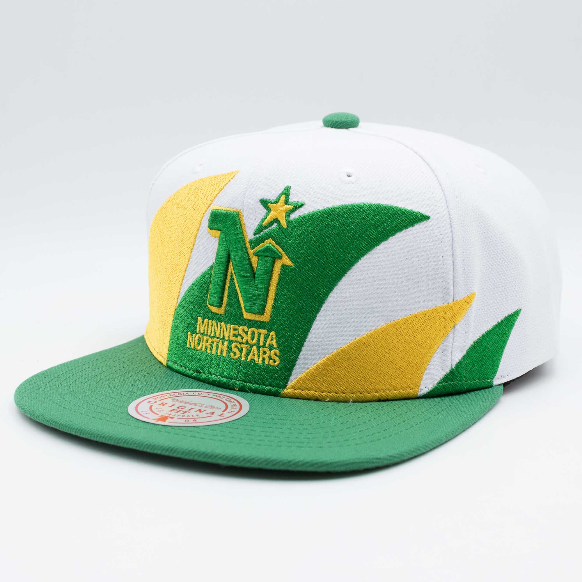 Minnesota North Stars Sharktooth 2-Tone Mitchell & Ness Snapback NHL Cap