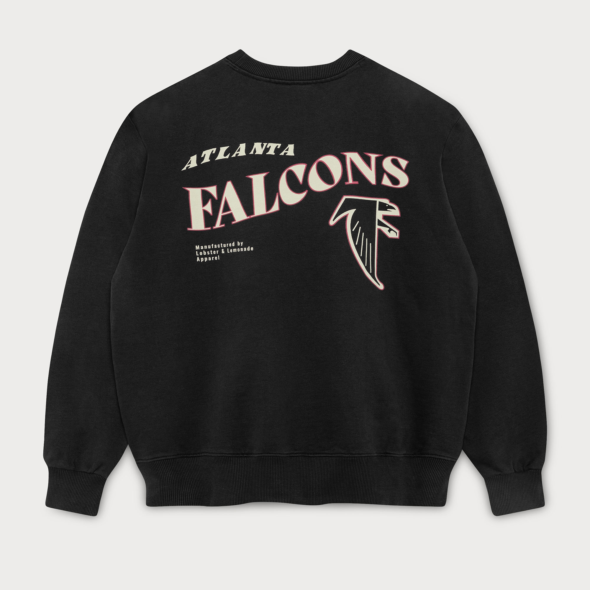 Atlanta Falcons L&L '96 Classics NFL Crew Sweater Schwarz