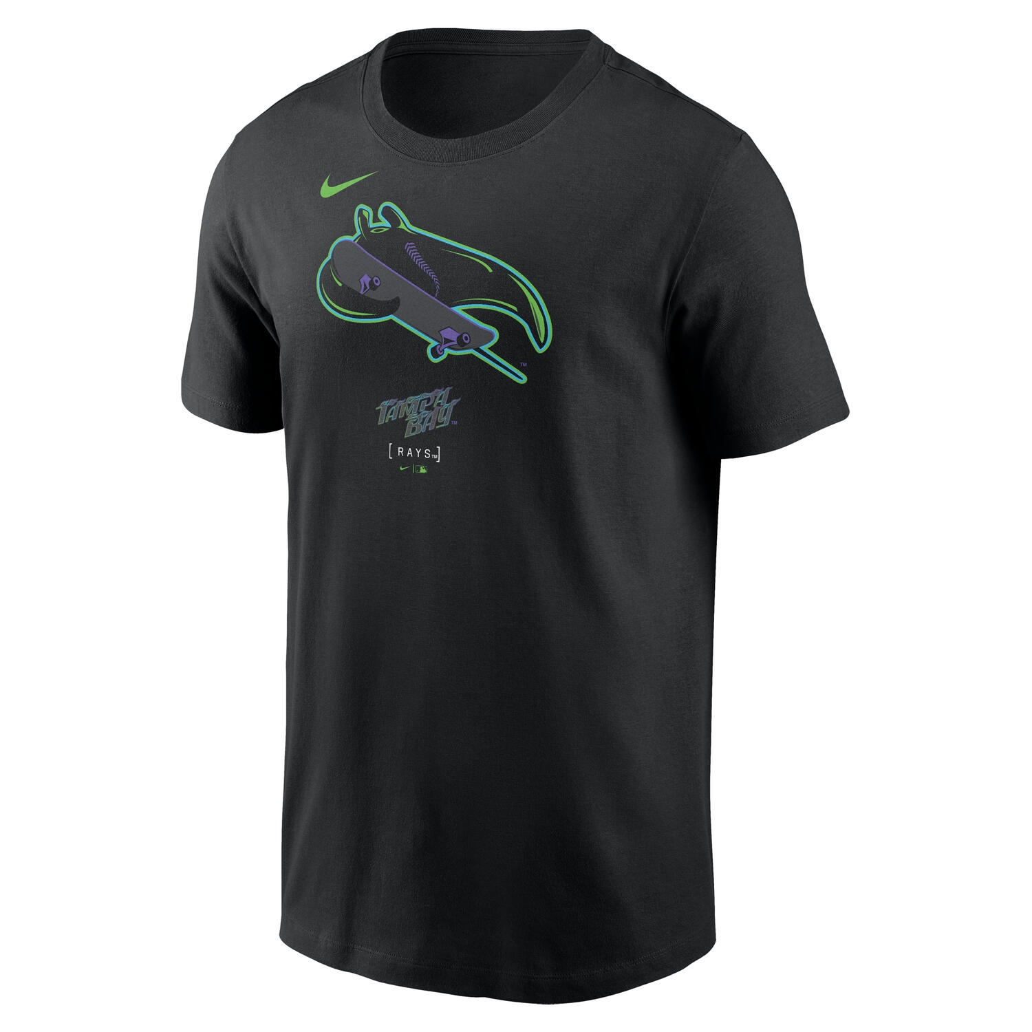 Tampa Bay Rays City Connect Nike MLB T-Shirt Schwarz