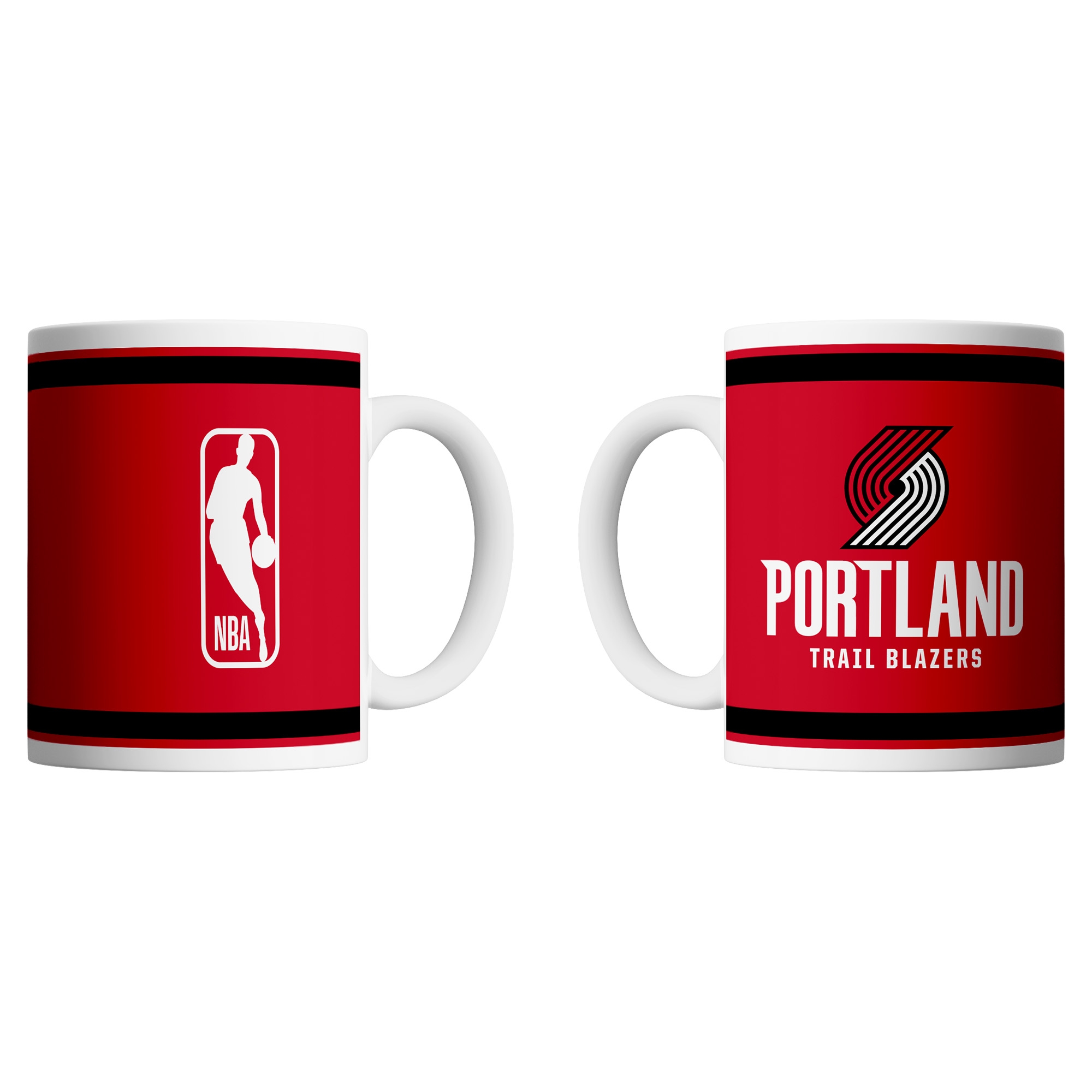 Portland Trail Blazers Logo & Shield NBA Becher (330 ml)