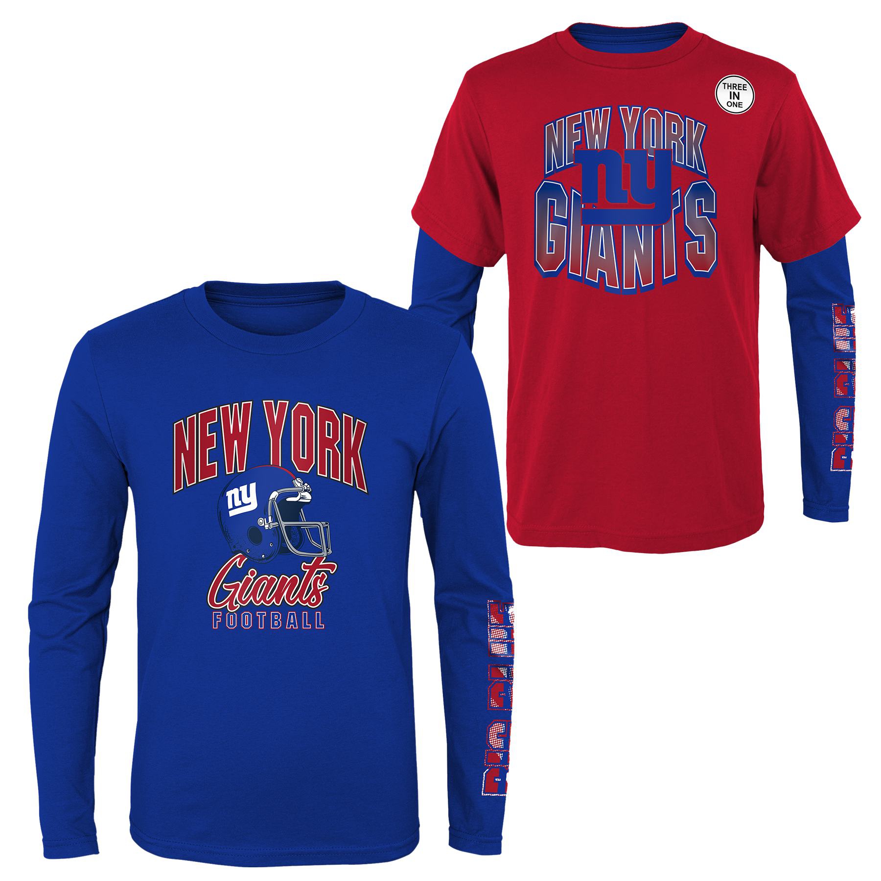 New York Giants Game Day 3-in-1 Combo NFL Shirt (YOUTH)