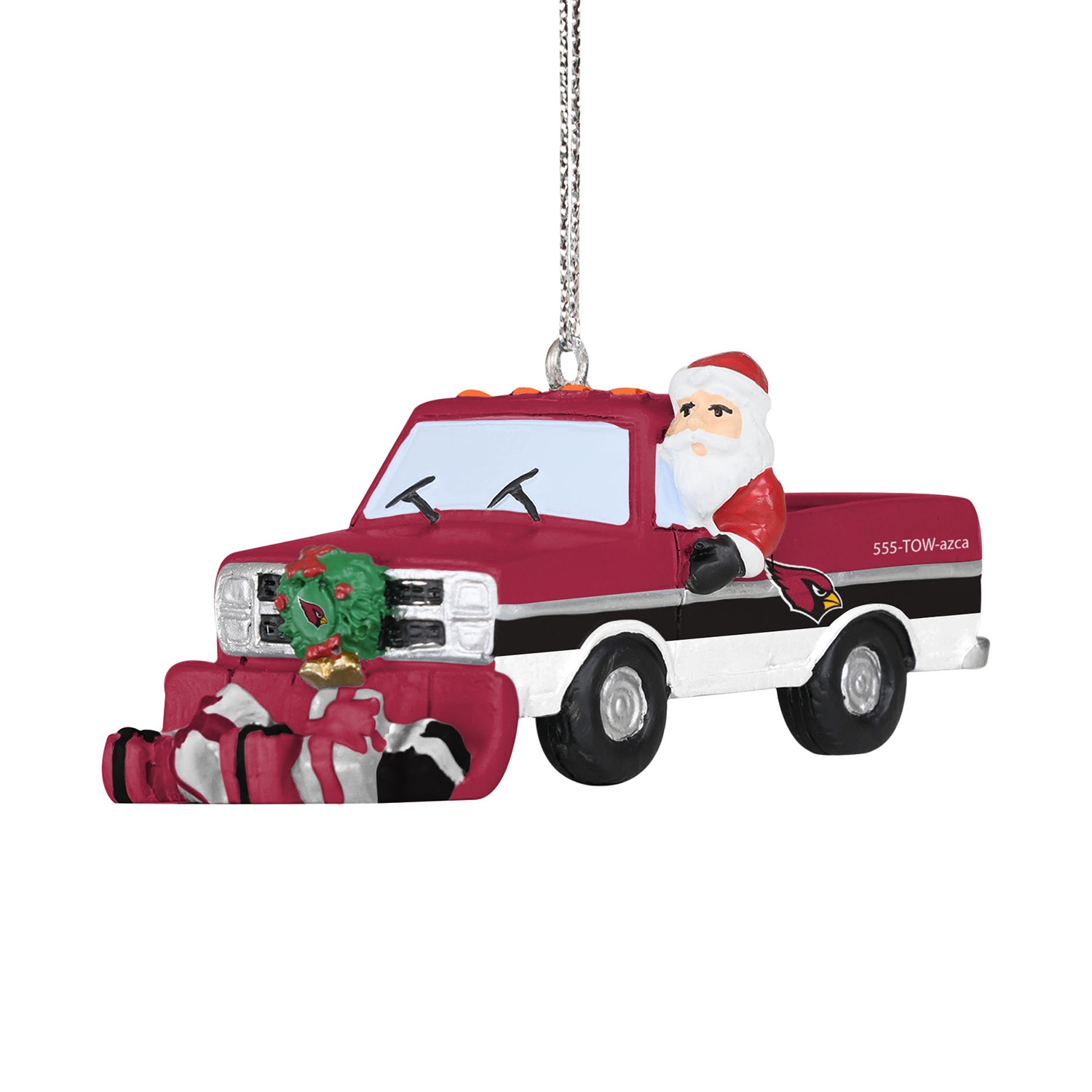 Arizona Cardinals NFL Snow Plow Truck Weihnachtsanhänger