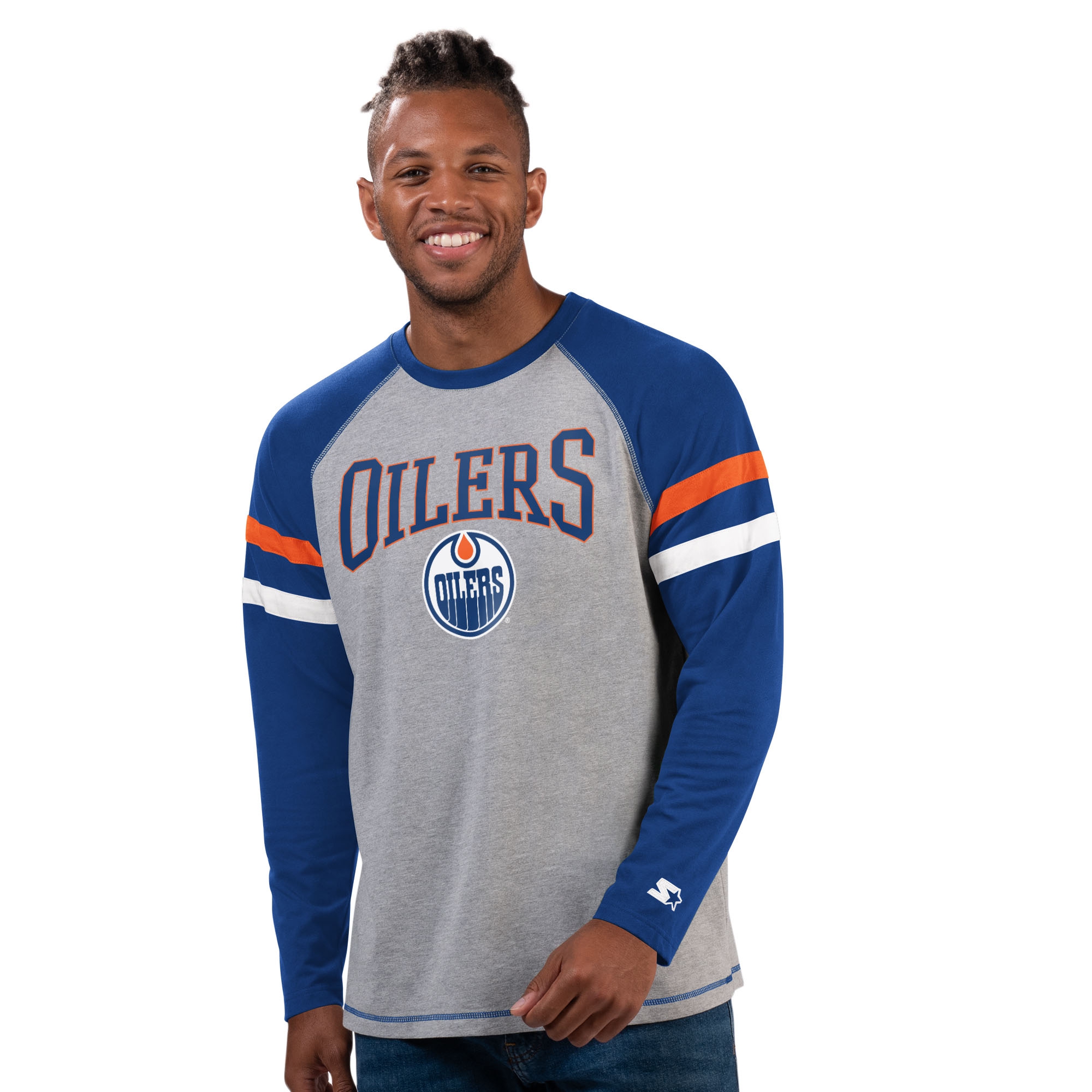 Edmonton Oilers Starter NHL Longsleeve T-Shirt