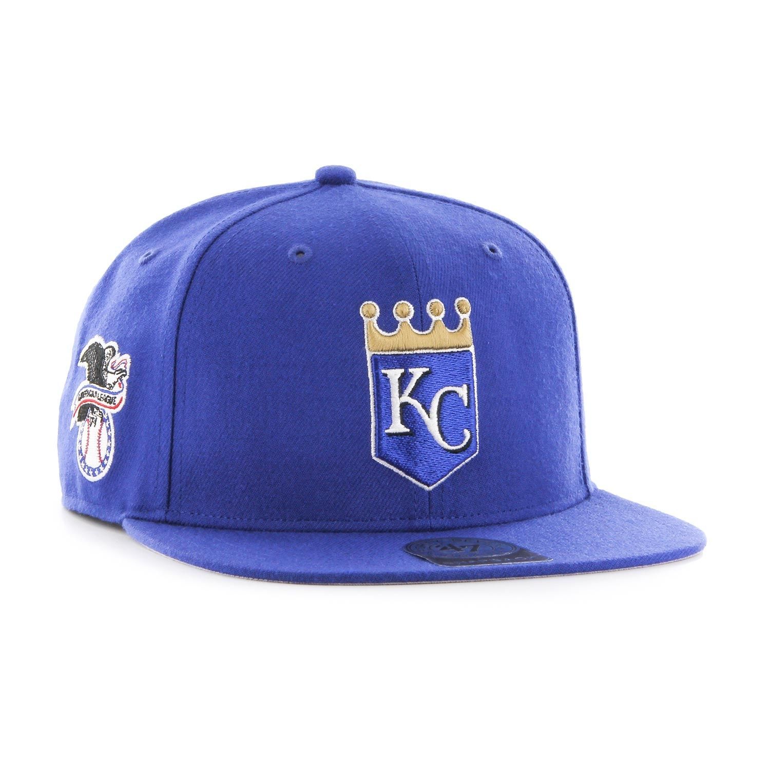Kansas City Royals Sure Shot '47 Captain Snapback MLB Cap Alternate Blau
