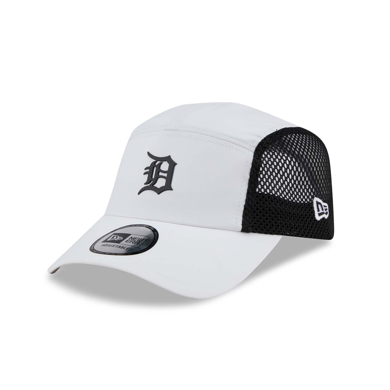 Detroit Tigers Official MLB Poly Runner Bungee Cord Cap Weiß