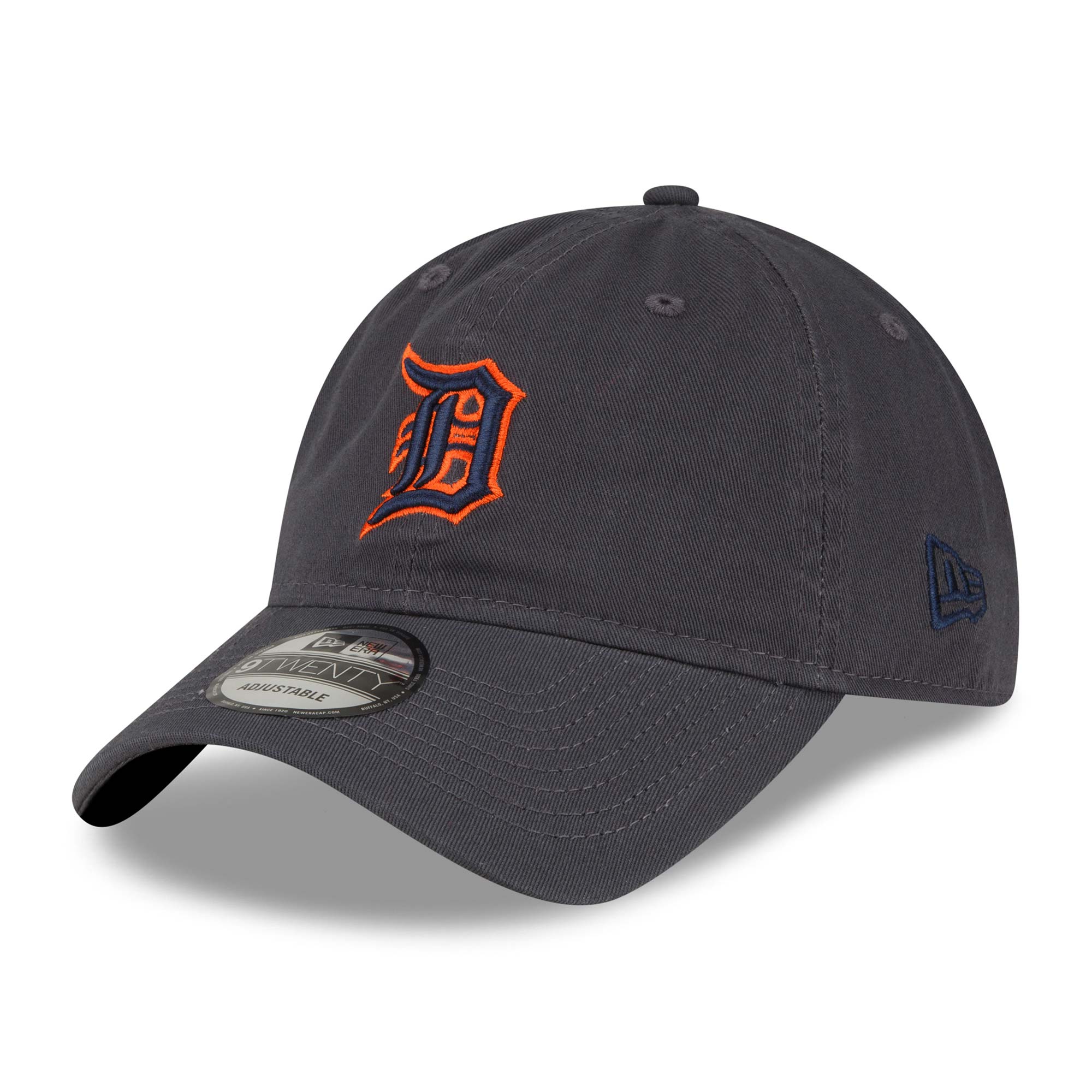 Detroit Tigers Core Classic New Era 9TWENTY Adjustable MLB Cap Grau