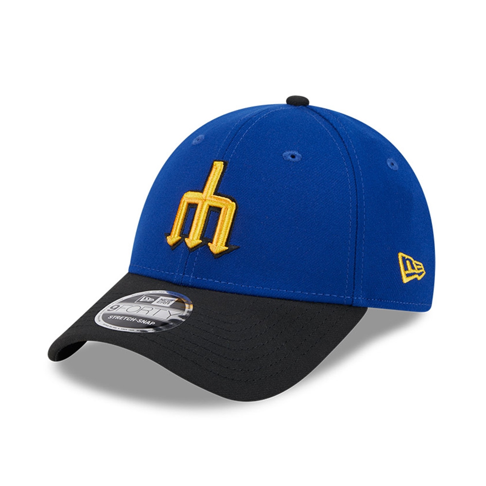 Seattle Mariners Official MLB City Connect New Era Stretch-Snap 9FORTY Cap
