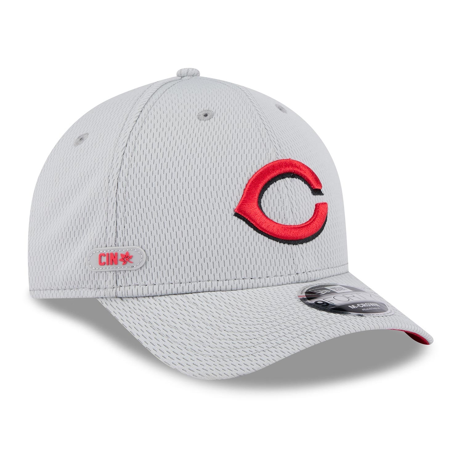 Cincinnati Reds 2025 MLB Clubhouse 9FORTY M-Crown Snapback Cap Grau