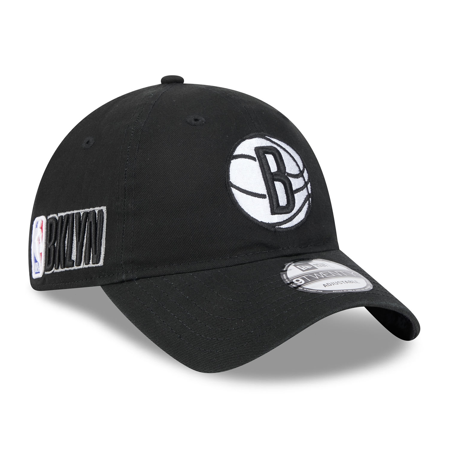 Brooklyn Nets 2024 NBA Tip-Off New Era 9TWENTY Adjustable Cap Schwarz