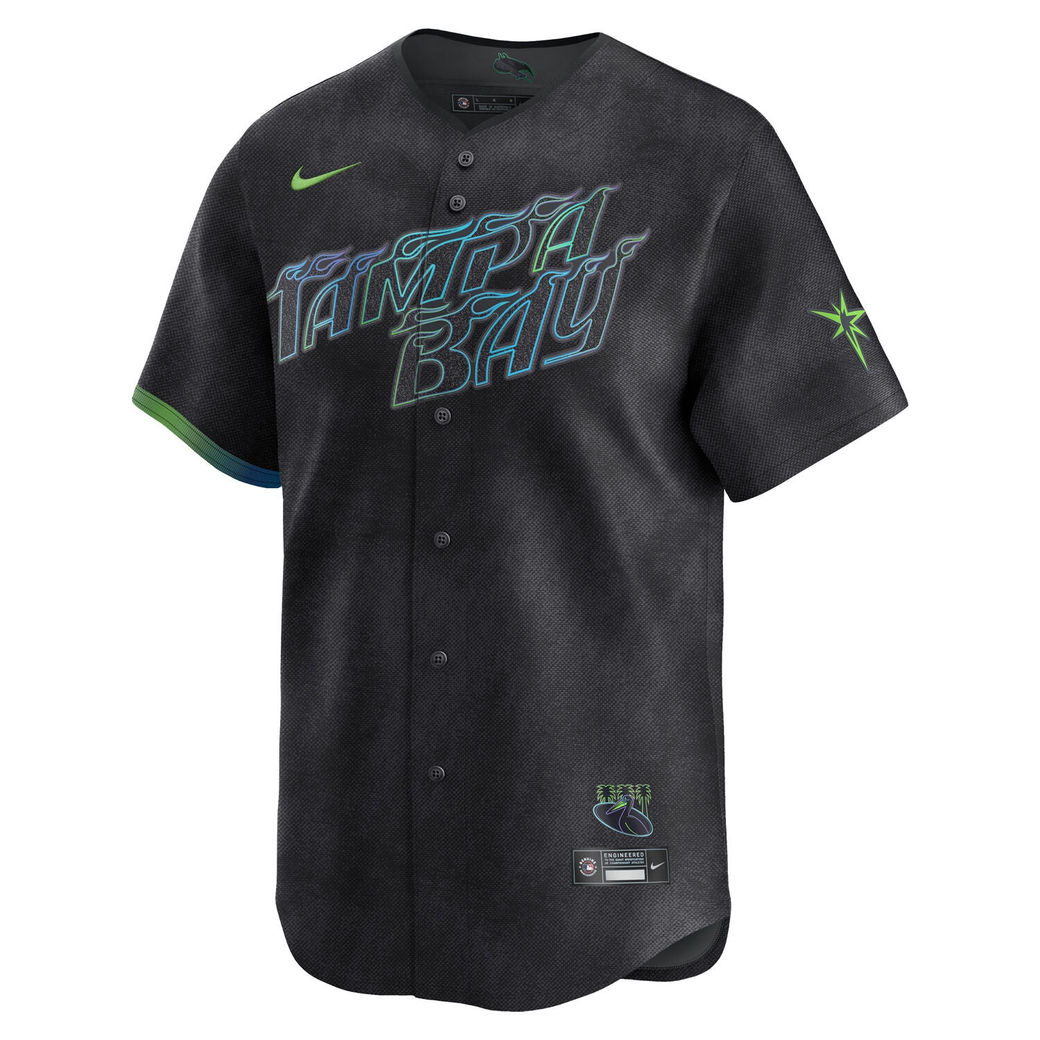 Tampa Bay Rays Nike Limited City Connect MLB Trikot Dunkelgrau