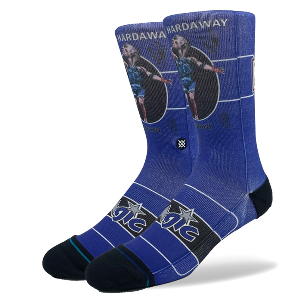 Penny Hardaway Orlando Magic Big Head Stance Crew Socks