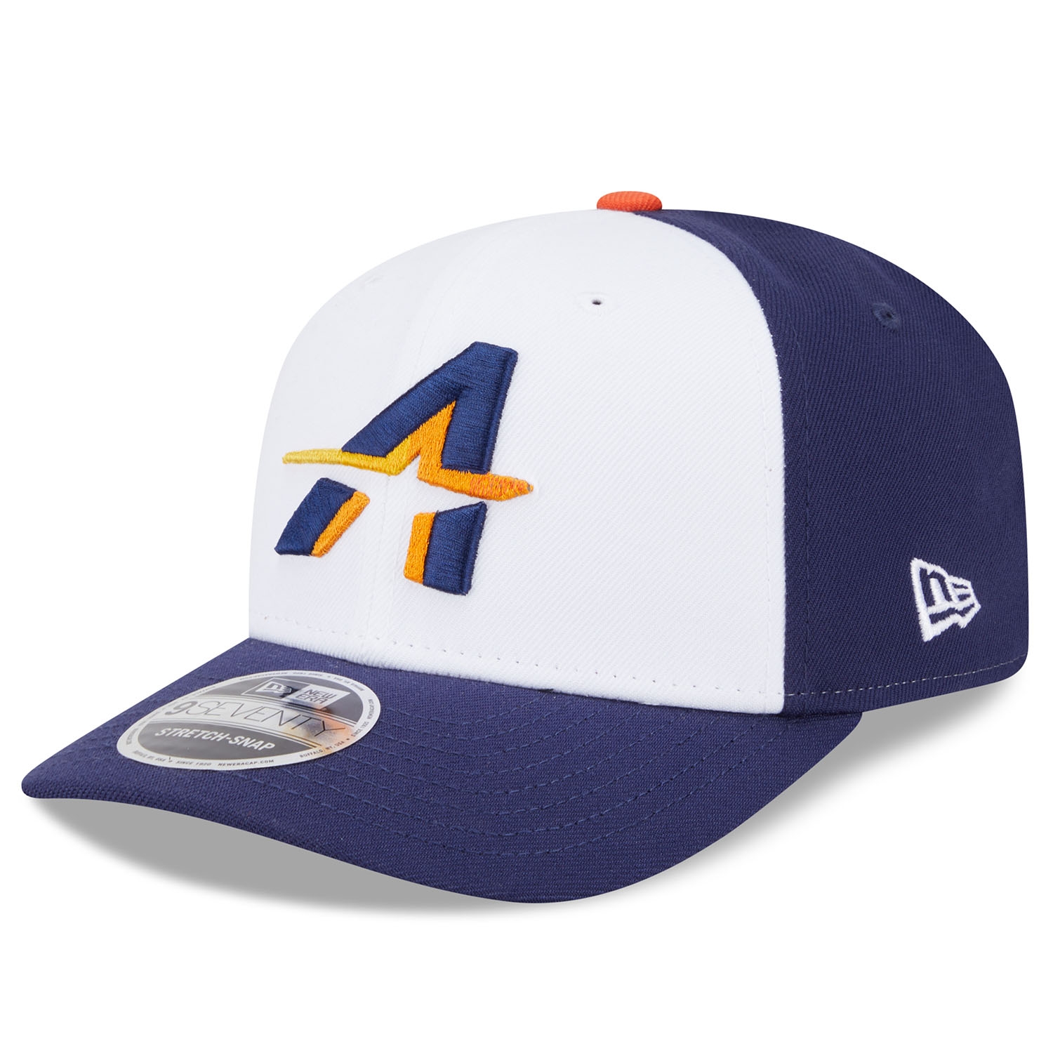 Houston Astros Official MLB City Connect Stretch-Snap 9SEVENTY Snapback Cap Navy/White