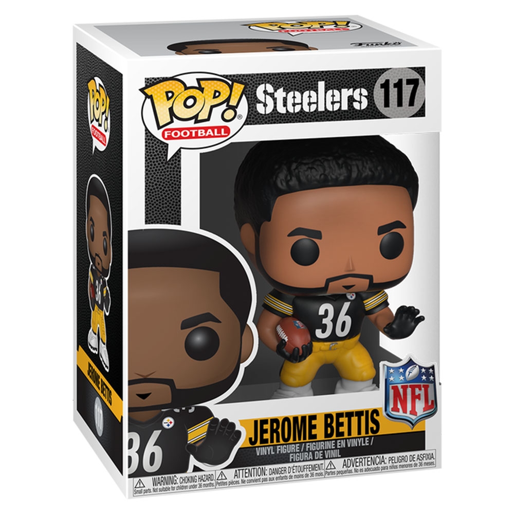 Funko POP! #117 Jerome Bettis Pittsburgh Steelers Vinyl NFL Figur