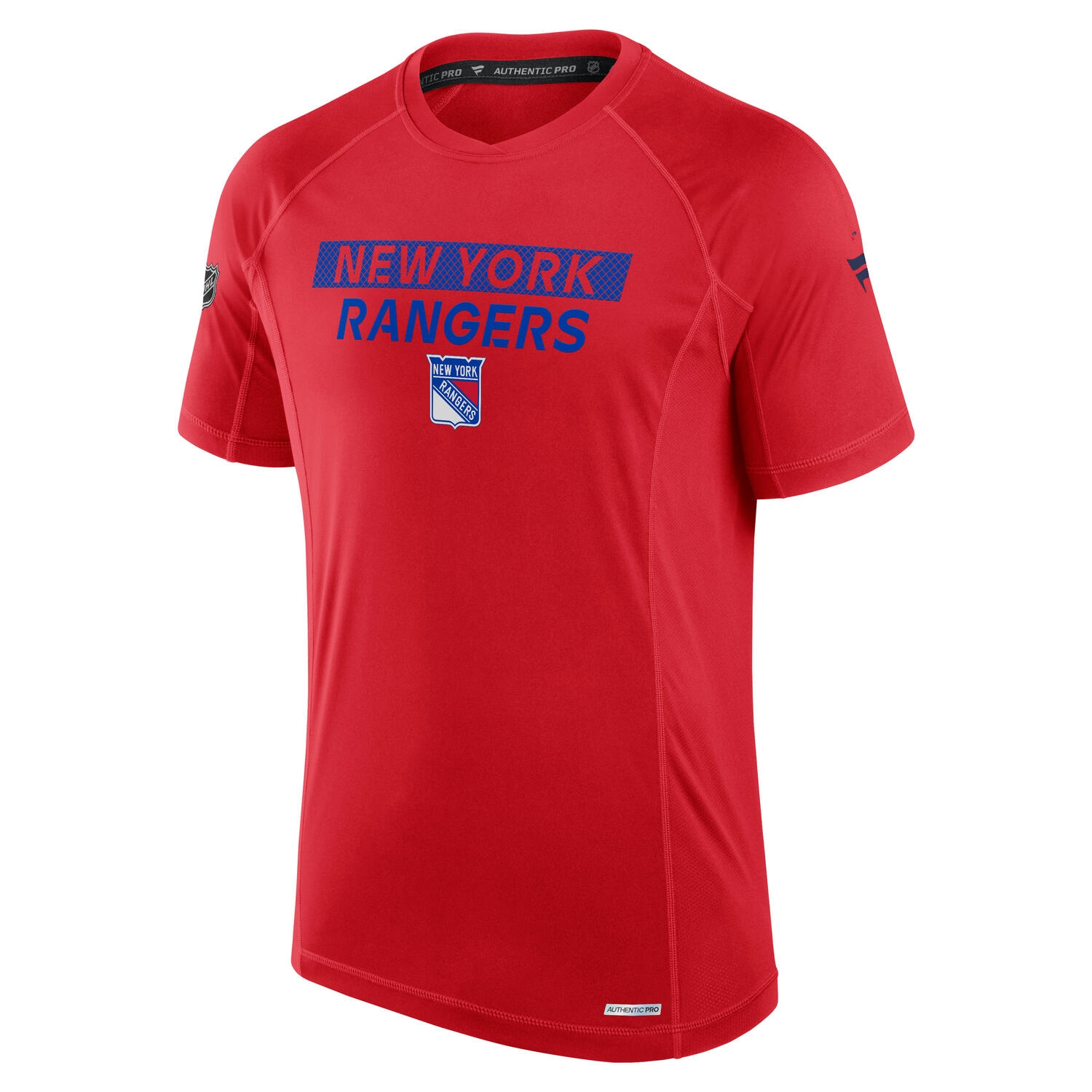 New York Rangers 2024/25 Authentic Pro Rink Tech NHL T-Shirt Red