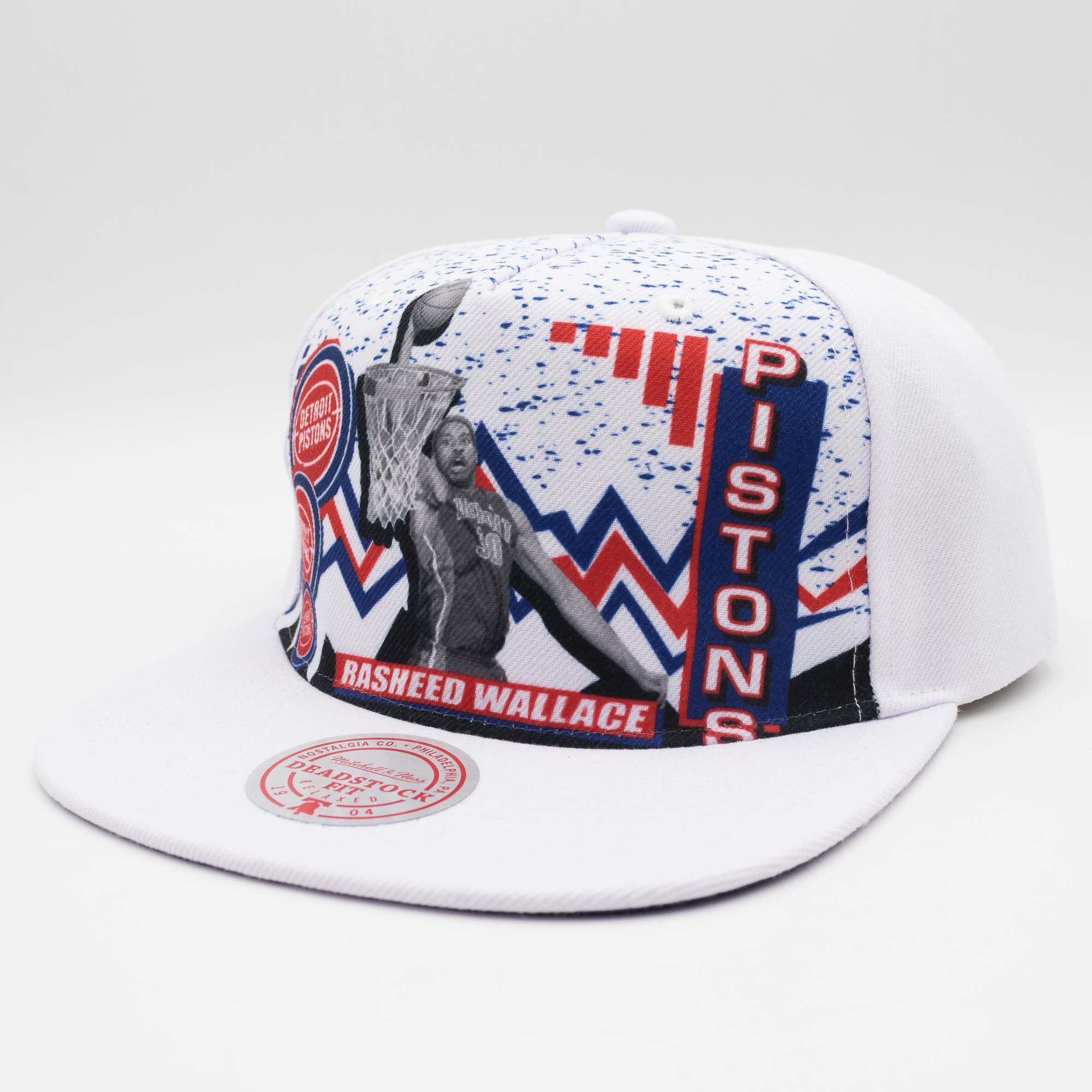 Detroit Pistons Rasheed Wallace 90s Playa Mitchell & Ness Deadstock Snapback Cap