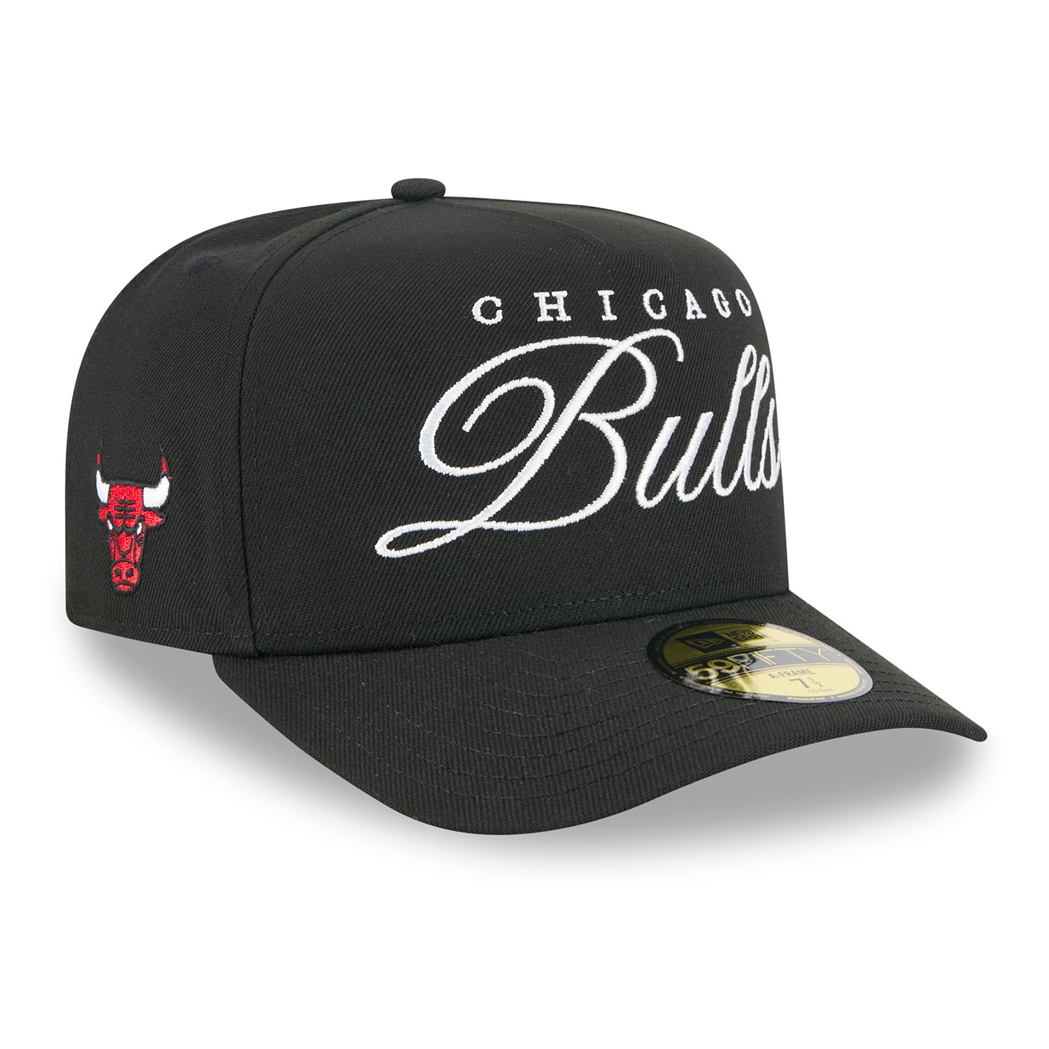 Chicago Bulls 2025 NBA Draft New Era 59FIFTY A-Frame Fitted Cap Schwarz